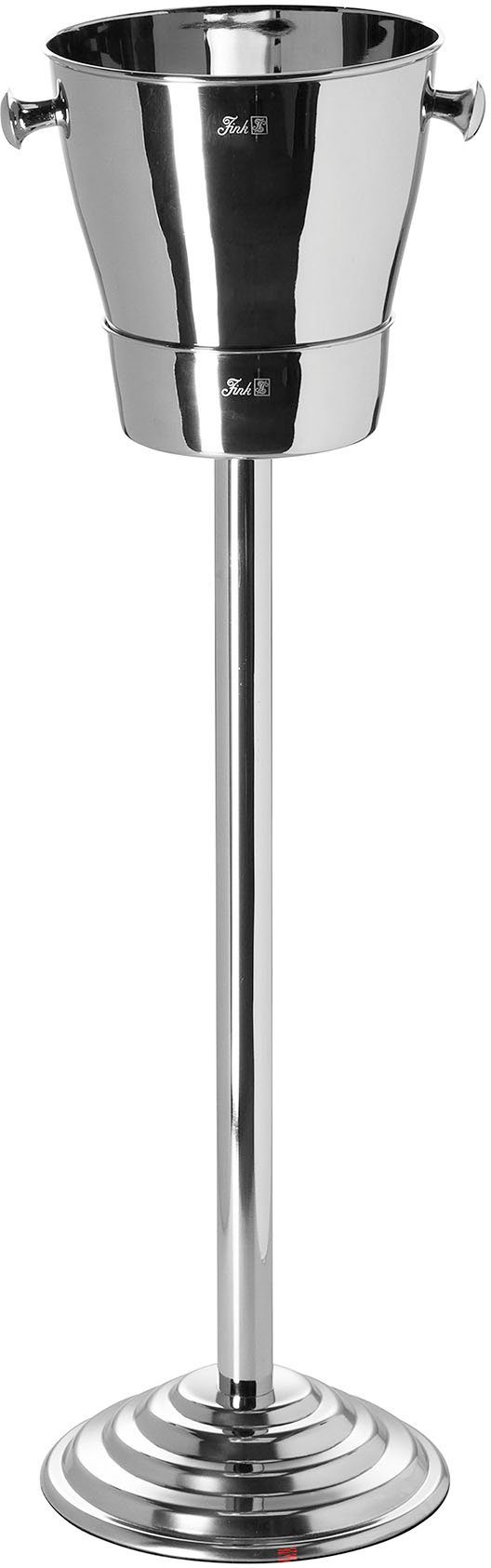Fink Wein- und Sektkühler ALVARO, mit abnehmbarem Eiseimer, Ø ca. 26,5 cm, Flaschenkühler mit Ständer, Höhe ca. 82 cm