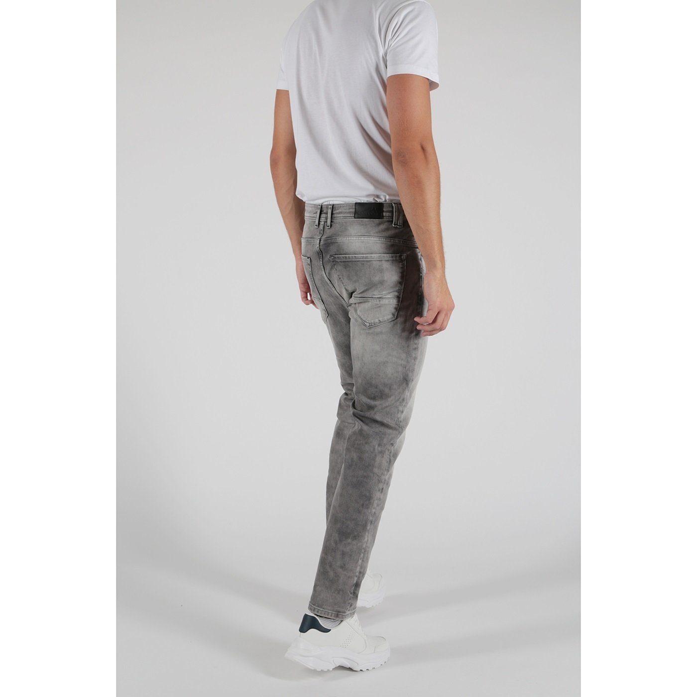 Ricardo 5-Pocket-Style Denim Miracle Regular-fit-Jeans of Grey im Indiana