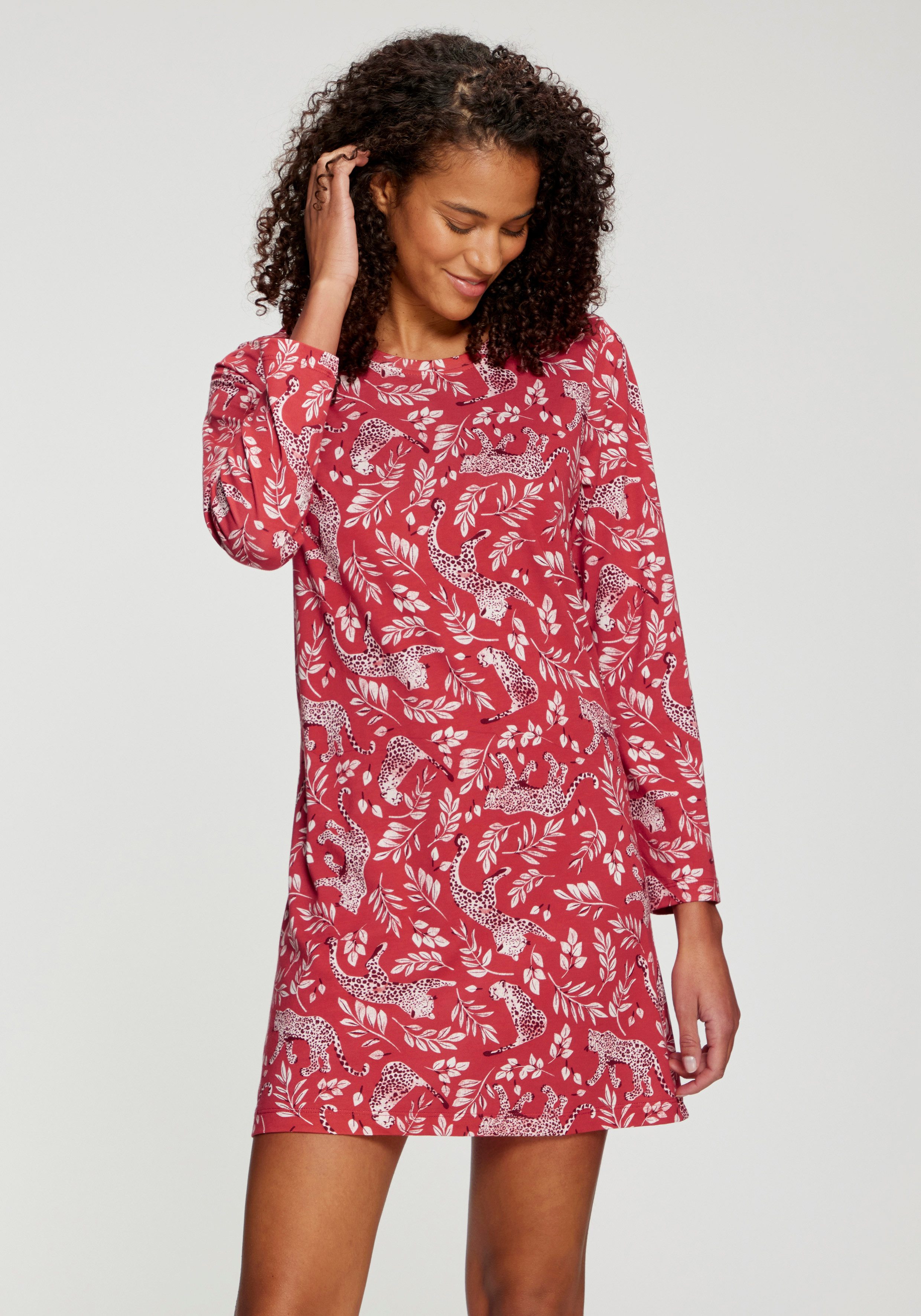 Vivance Dreams by Lascana Nachthemd (1-tlg) mit All-Over Print