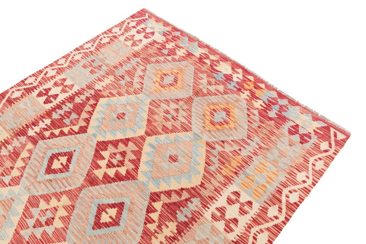 Orientteppich Handgewebter Orientteppich, Afghan Nain Kelim 3 mm Höhe: 159x200 Trading, rechteckig,