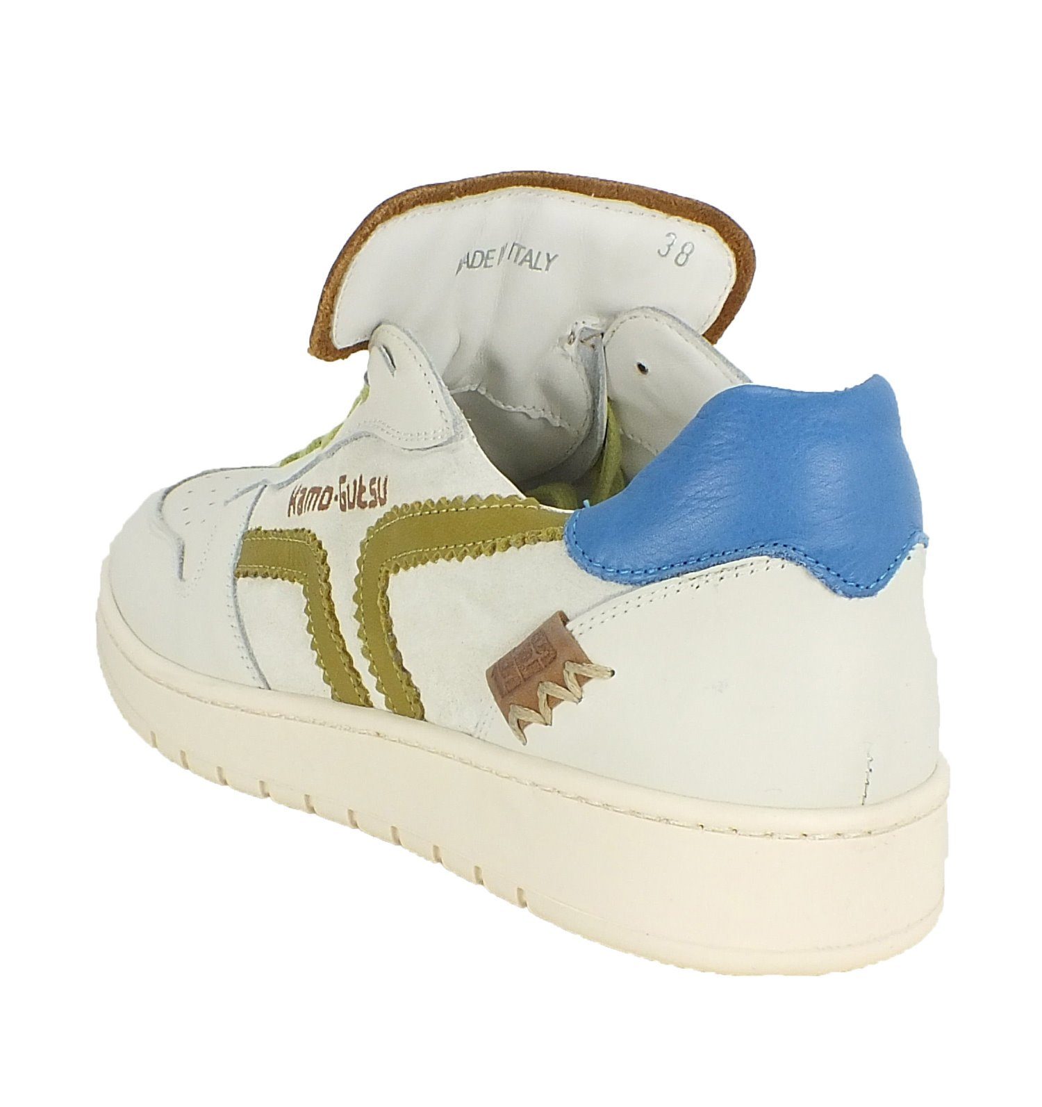Kamo-Gutsu Damen Leder Sneaker Sneaker Wechselfussbett