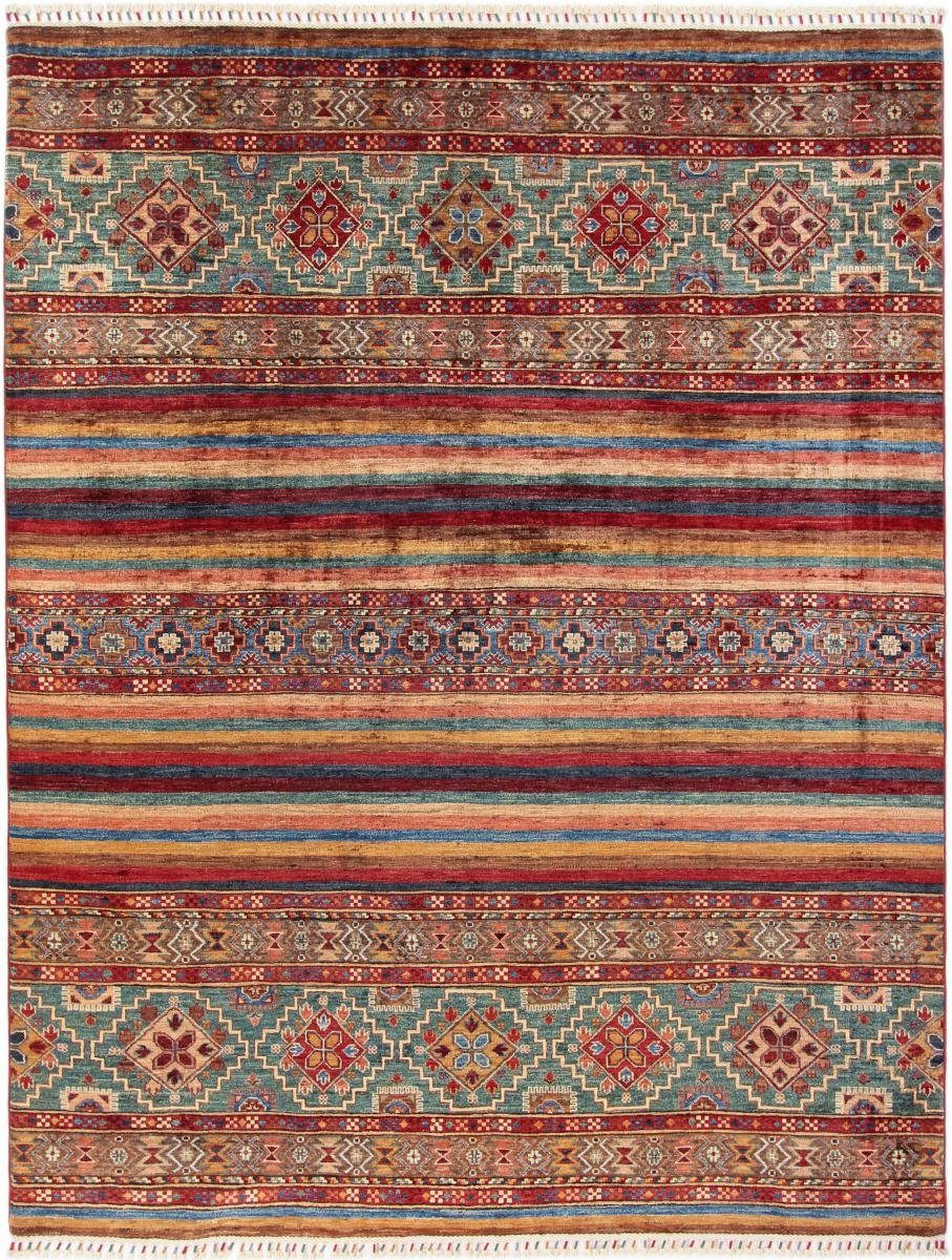 Orientteppich Arijana Shaal 191x244 Handgeknüpfter Orientteppich, Nain Trading, rechteckig, Höhe: 5 mm