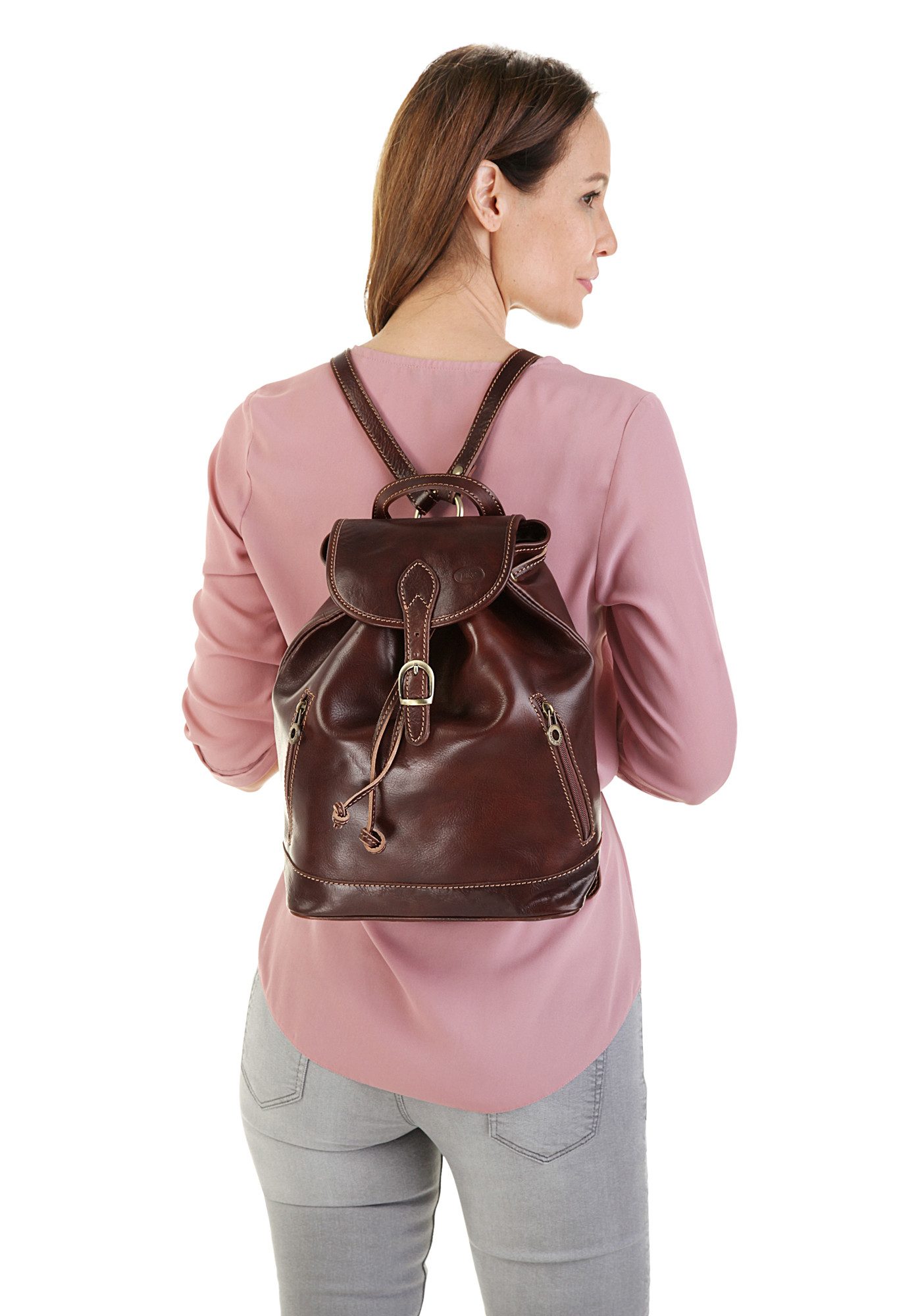 Piké Cityrucksack, echt Leder, Made in günstig online kaufen