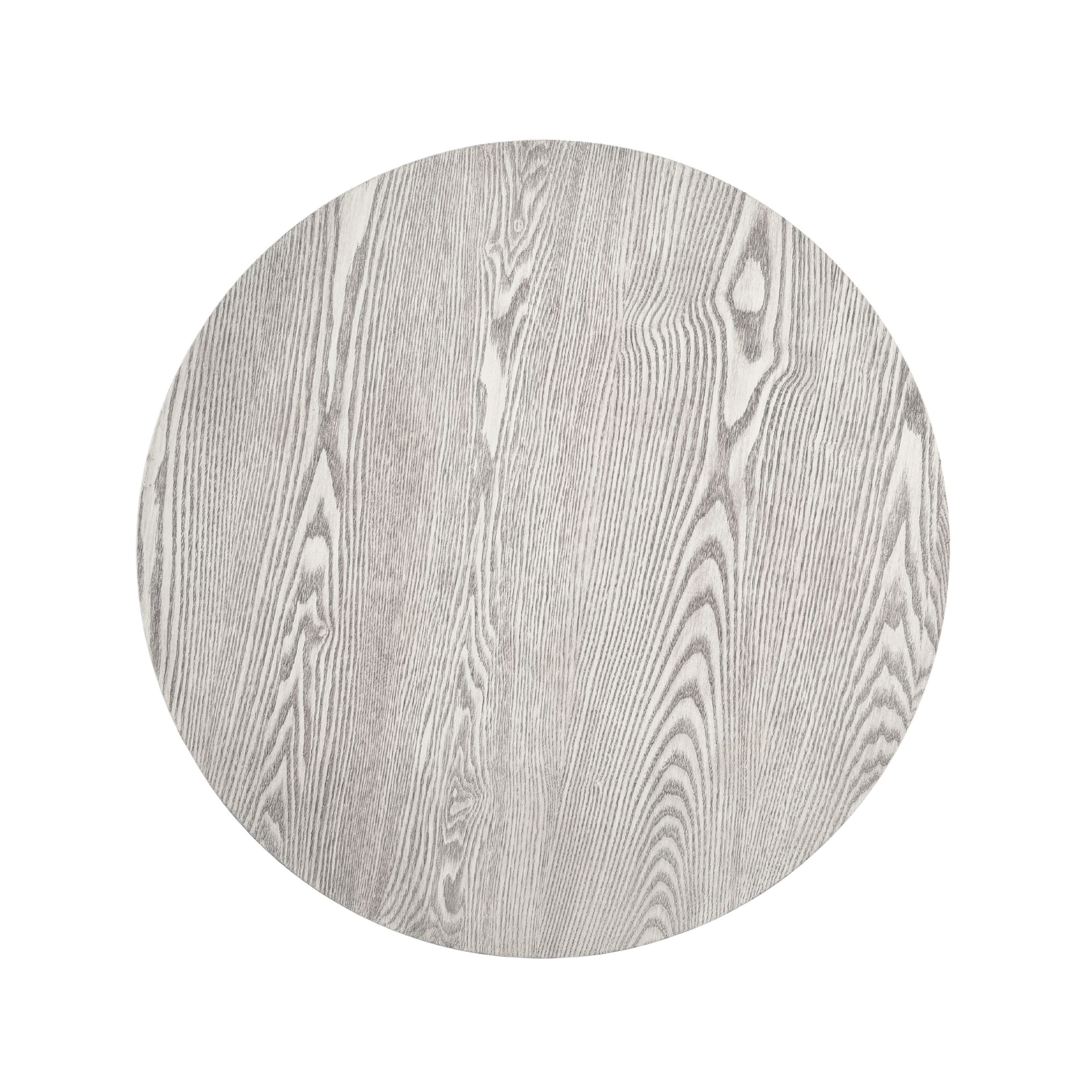OKWISH Couchtisch Runder Couchtisch 75cm mit Stauraum, Holz furniert (Packung, 1-St., Moderner Beistelltisch und Teetisch in moderner weißer Optik), Geeignet für Wohnzimmer, Schlafzimmer, Wohnung und Büro
