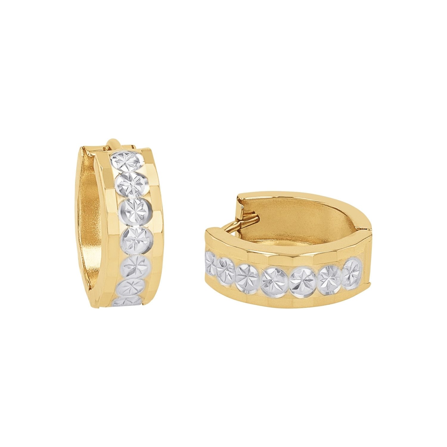 Amor Paar Creolen Amor Creolen für Damen, Gold 585 (Creolen, 2-tlg)