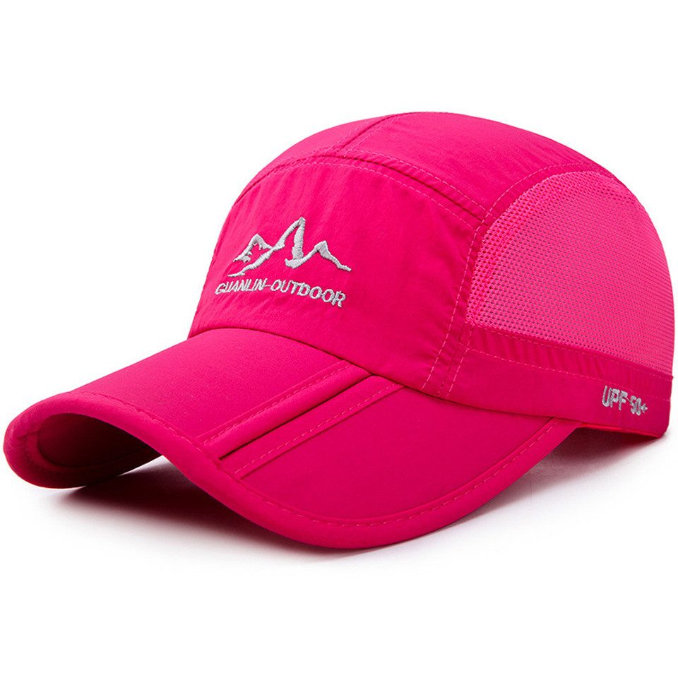 Zaewry Baseball Cap Unisex Baseballkappe Folding Outdoor Hat UPF 50+ Sun Protection Mesh Sport Hat