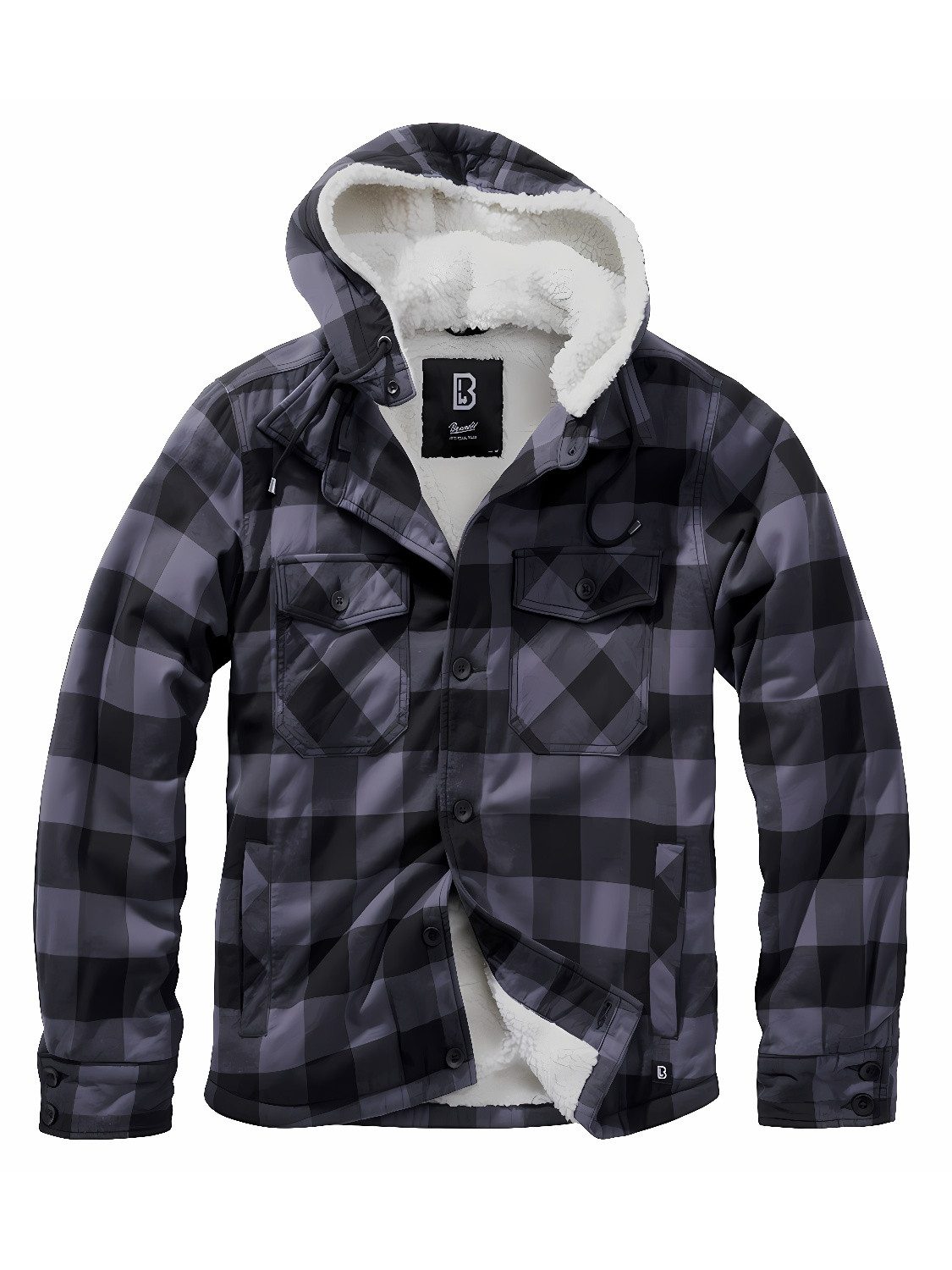 Anorak Brandit Herren Lumberjacket Hooded