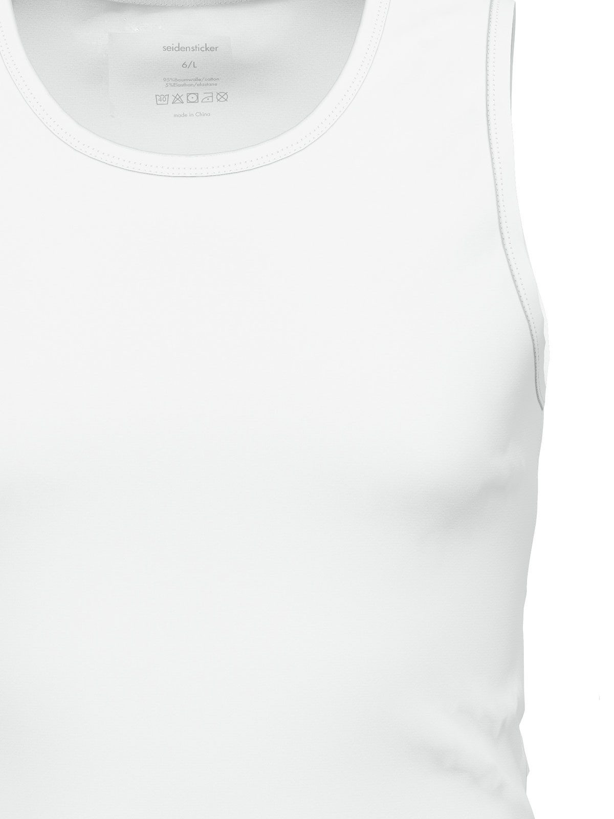 Seidensticker schwarze Rose Achselhemd 2er Pack Herren Tank Top (Spar-Set, 2-St) Hautfreundlich, Markenqualität, figurbetont, Uni, mit Baumwolle