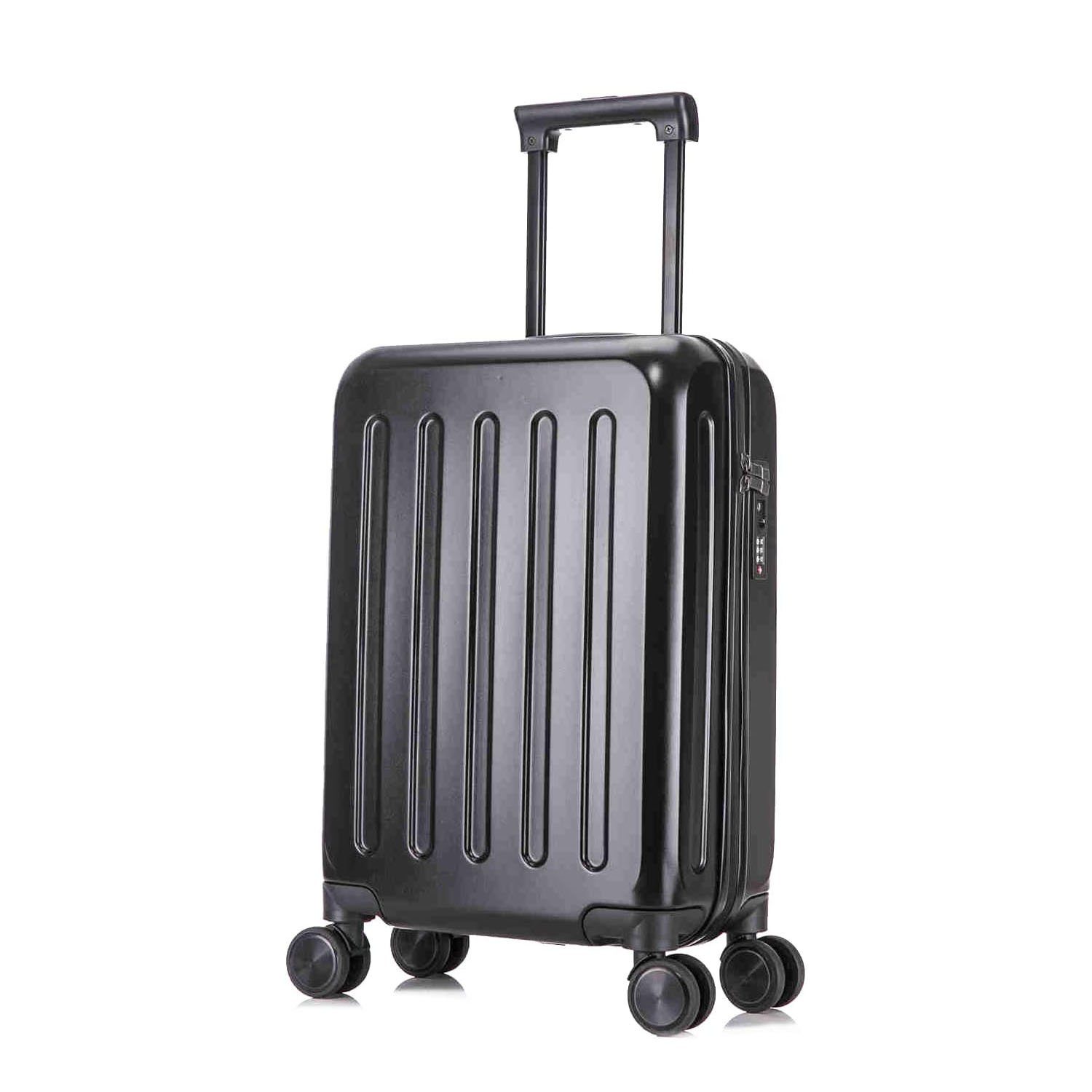 interGo Hartschalen-Trolley Reisekoffer mit 4 Rollen Harteschale TSA-Zahlenschloß Superleicht, 4 Rollen, Hartschalenkoffer
