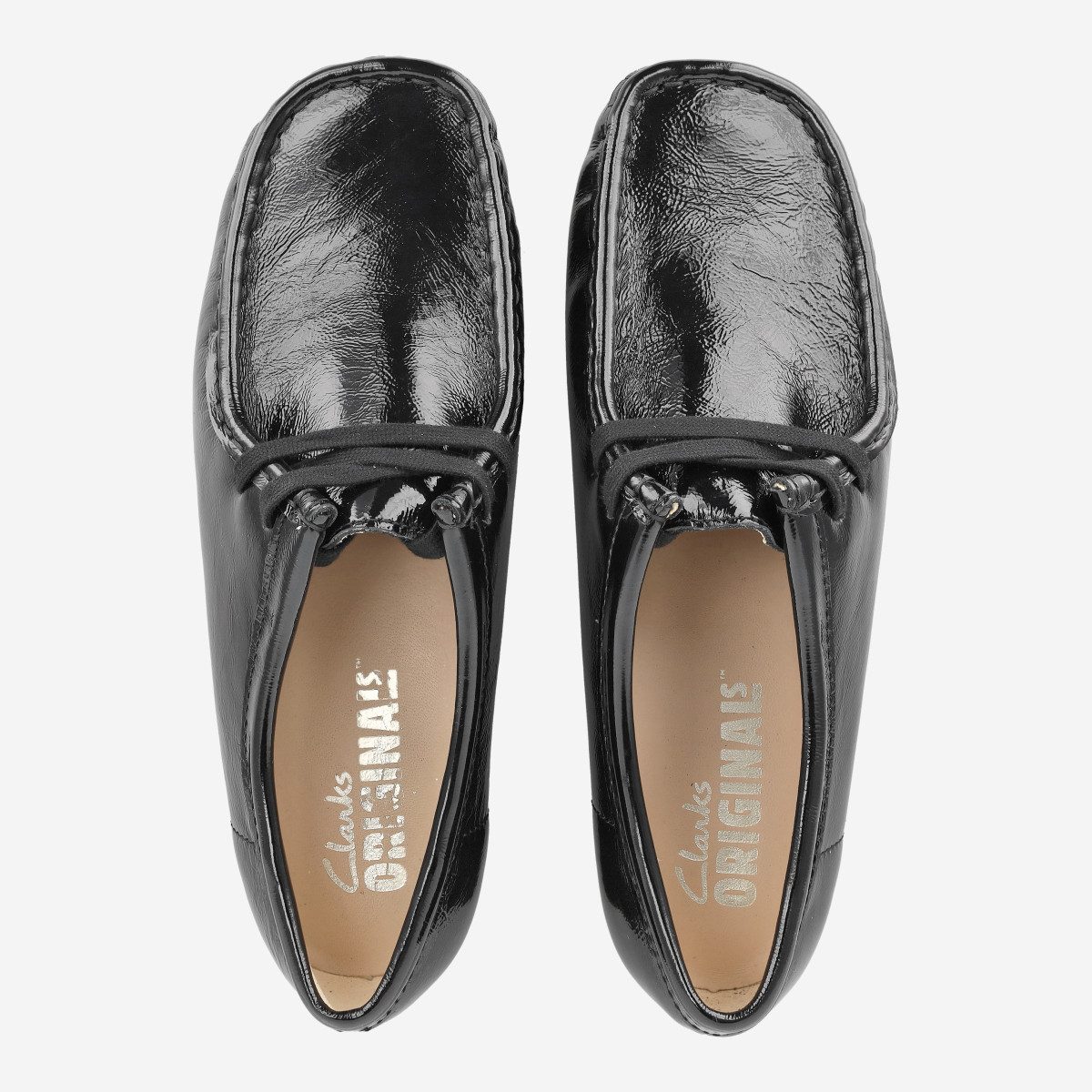 Clarks Clarks Wallabee. 26182760 4, Schnürschuhe, Schwarz, Damen Schnürschuh
