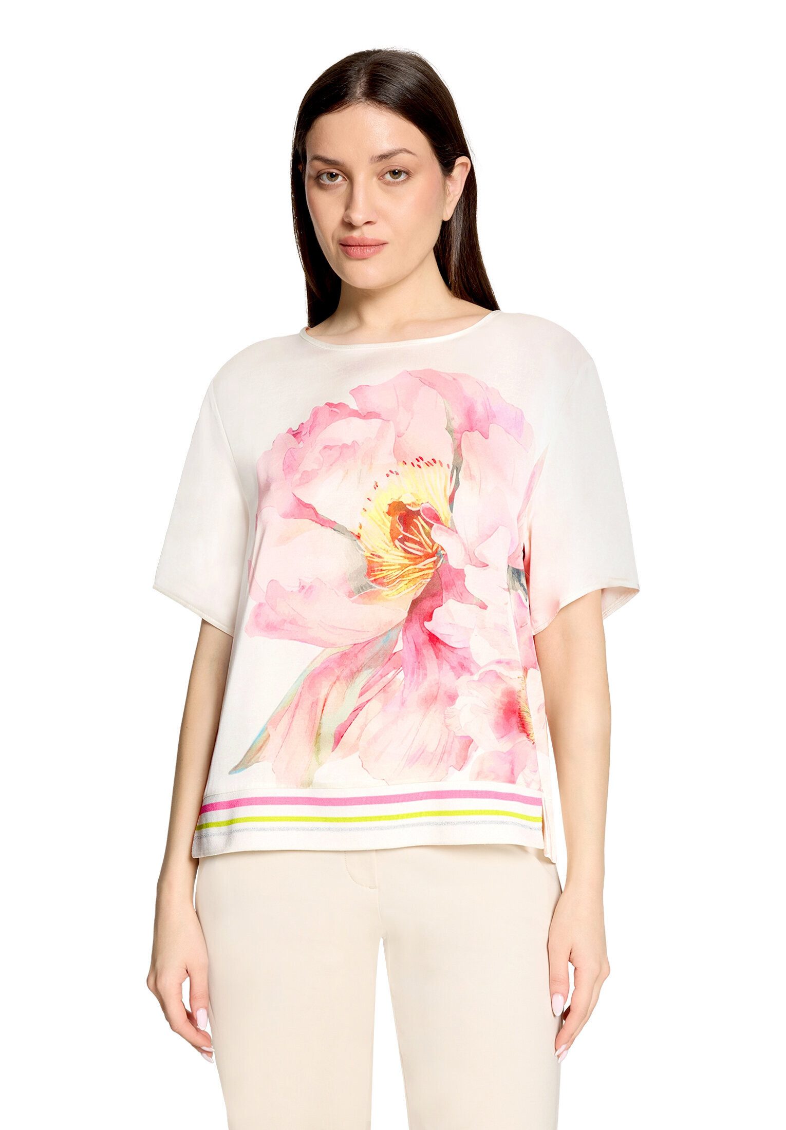 Betty Barclay Schlupfbluse Damen mit Rippbündchen