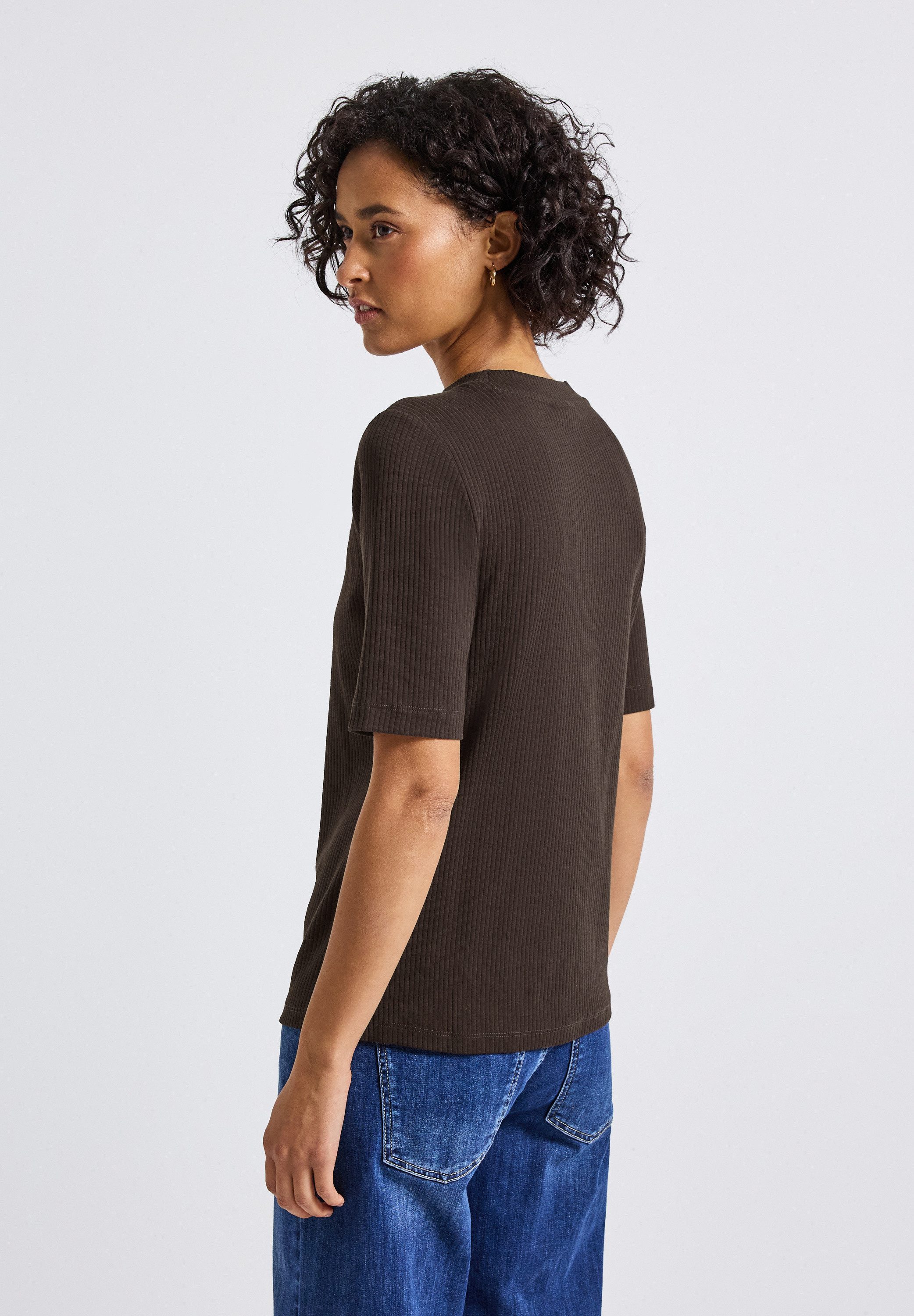 STREET ONE T-Shirt aus Baumwolle mit günstig online kaufen
