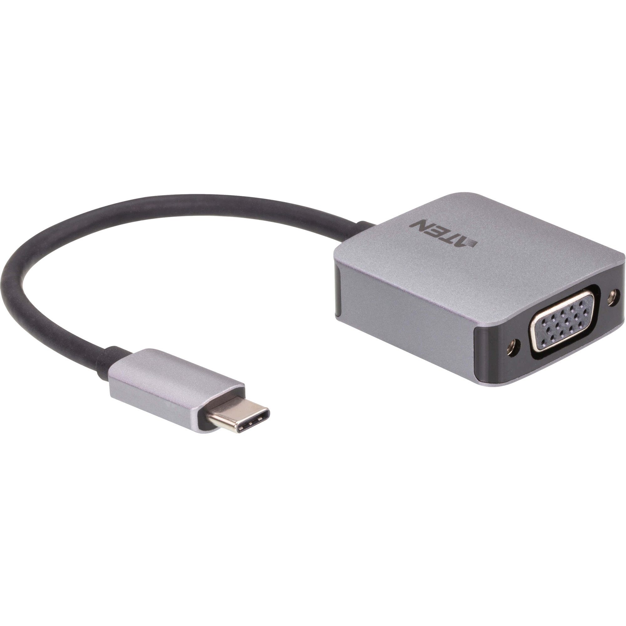 Aten USB Adapter, USB-C Stecker > VGA Buchse Computer-Kabel