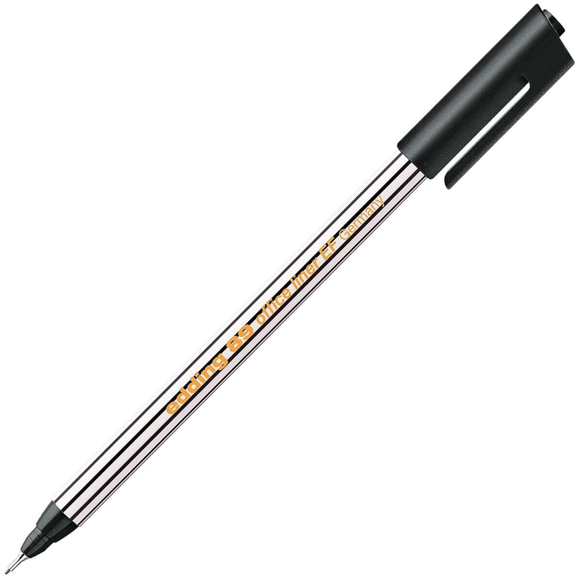 edding Fineliner 89-EF, (1-tlg), mit umsteckbarer Kappe
