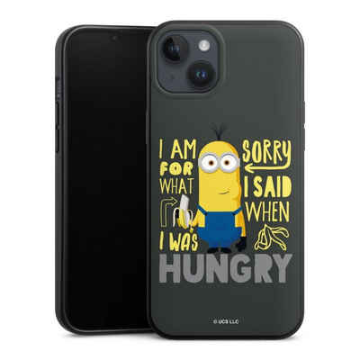 DeinDesign Handyhülle Minions Kevin Banane Minions Hungry, Apple iPhone 15 Plus Organic Case Bio Hülle Nachhaltige Handyhülle