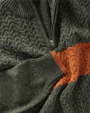 Reitmayer Strickpullover Troyer aus Mouliné-Garn