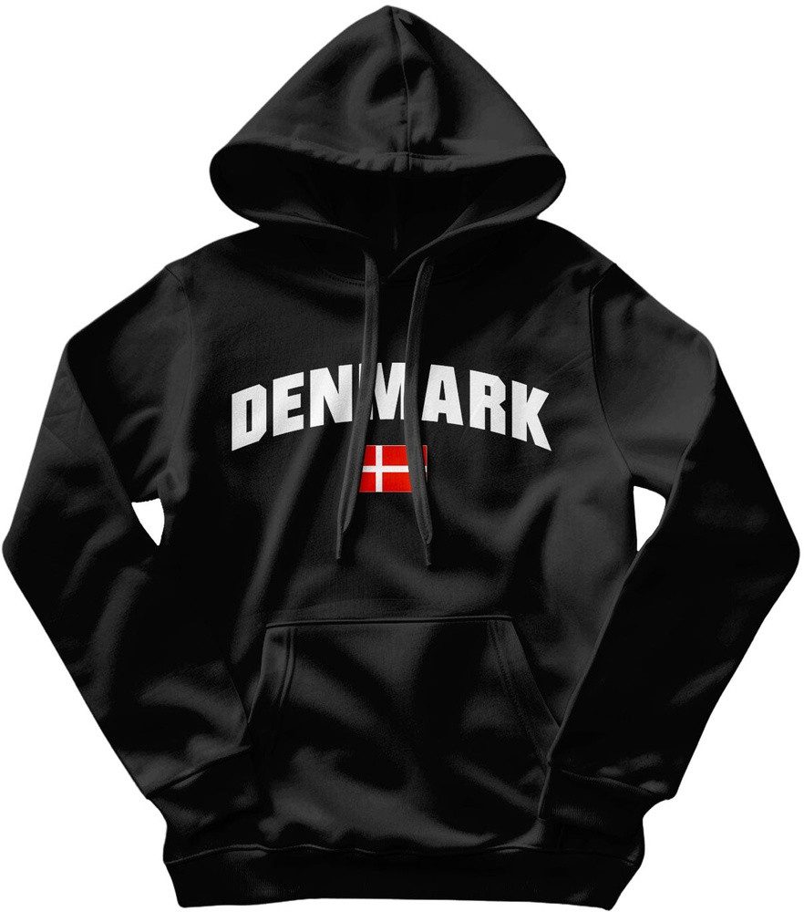 Flag Collection Hoodie Denmark Flag Hoodie
