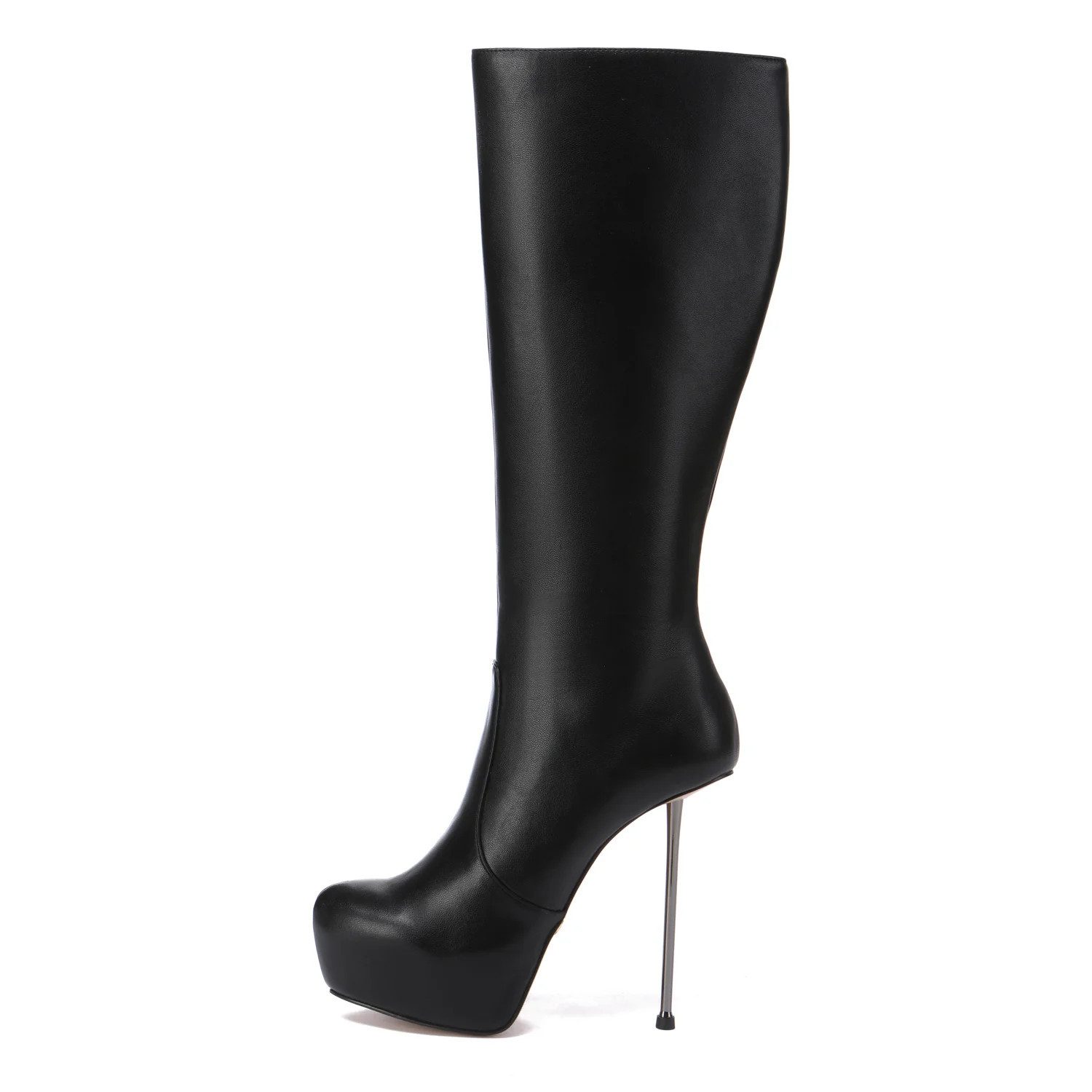 Giaro BEVERLEY High-Heel-Stiefel 14 cm Absatzhöhe, 4 cm Plateau, hochwertiges veganes Leder