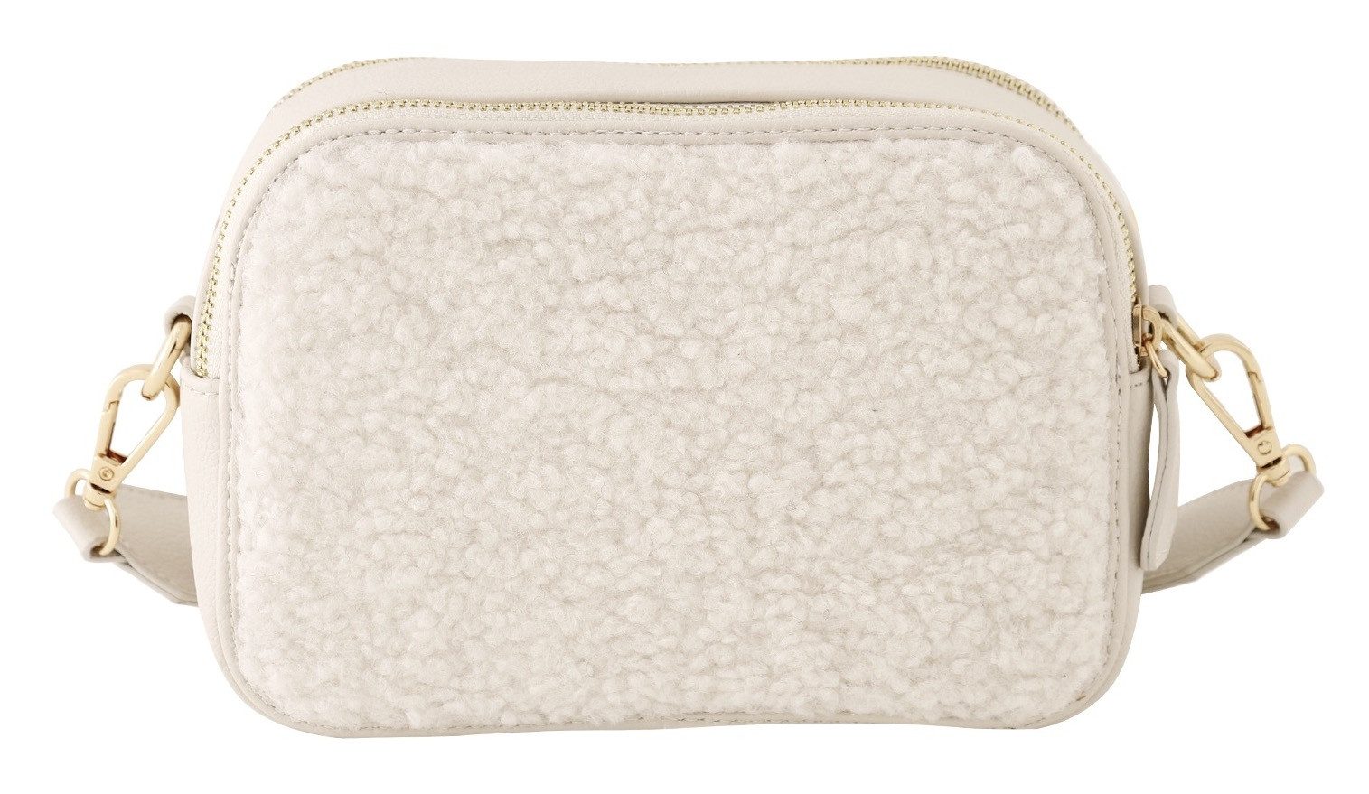 MARCO TOZZI Umhängetasche, Damen Kamerabag, Minibag im Teddy-Look günstig online kaufen