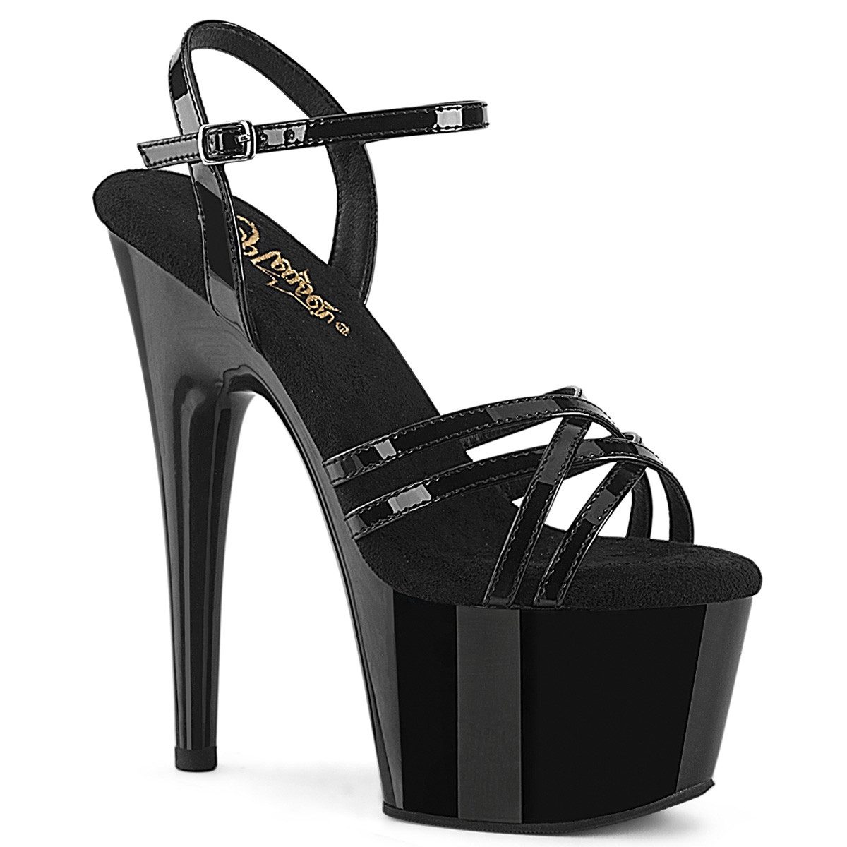 Sale ADORE-717 Pleaser High Heels Plateausandaletten Kreuzriemchen sch High-Heel-Stiefel