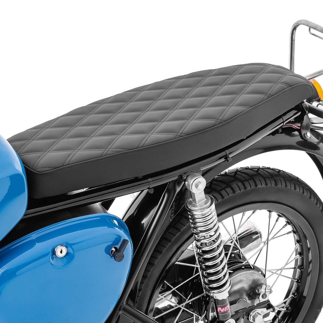 Craftride Sitzbank Sitzbank flach VS5 kompatibel mit Simson S50 S51 S70 Sitz schwarz