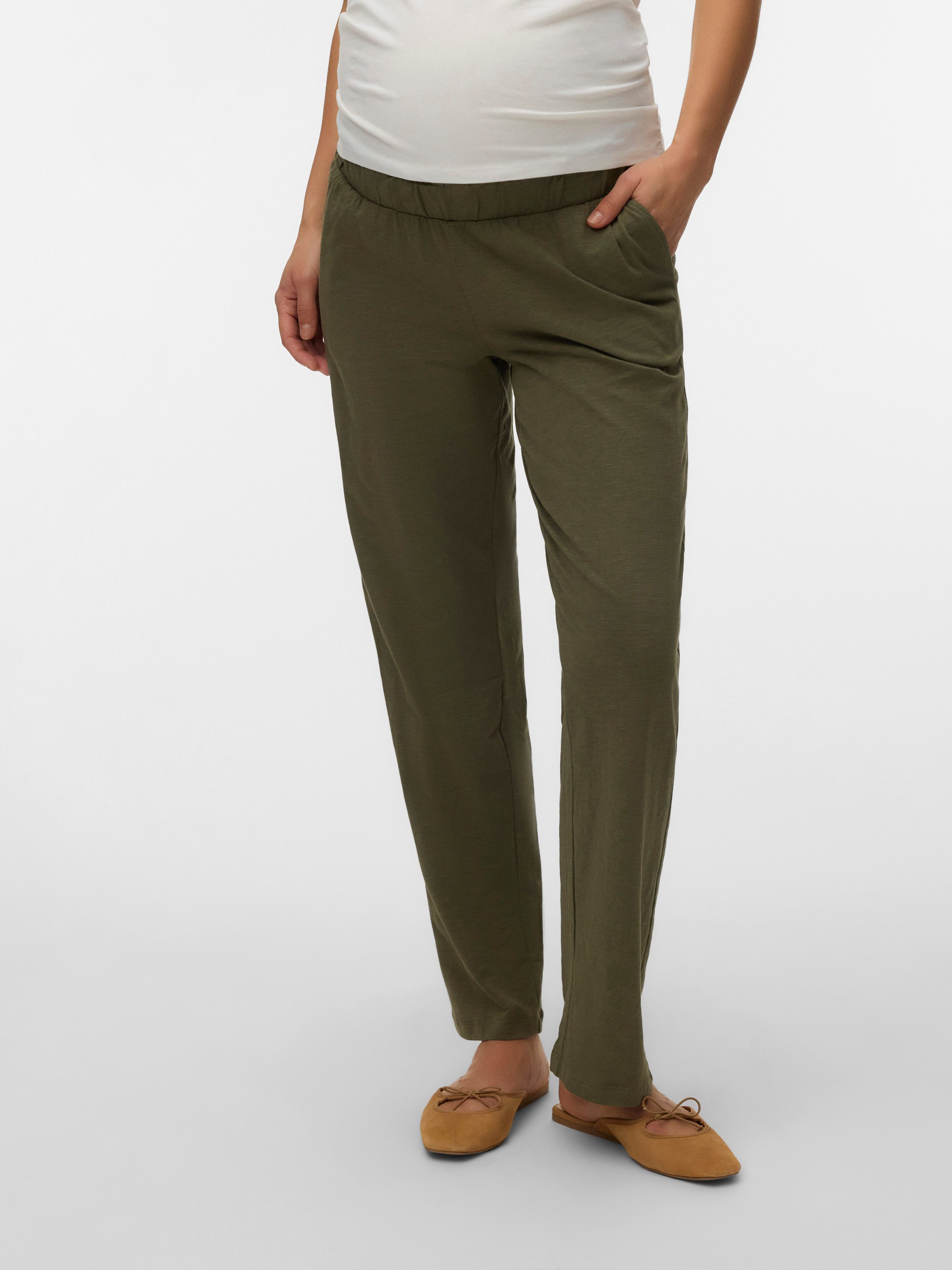 Mamalicious Schlupfhose MLIVY JRS PANTS NOOS Baumwolle, loose fit