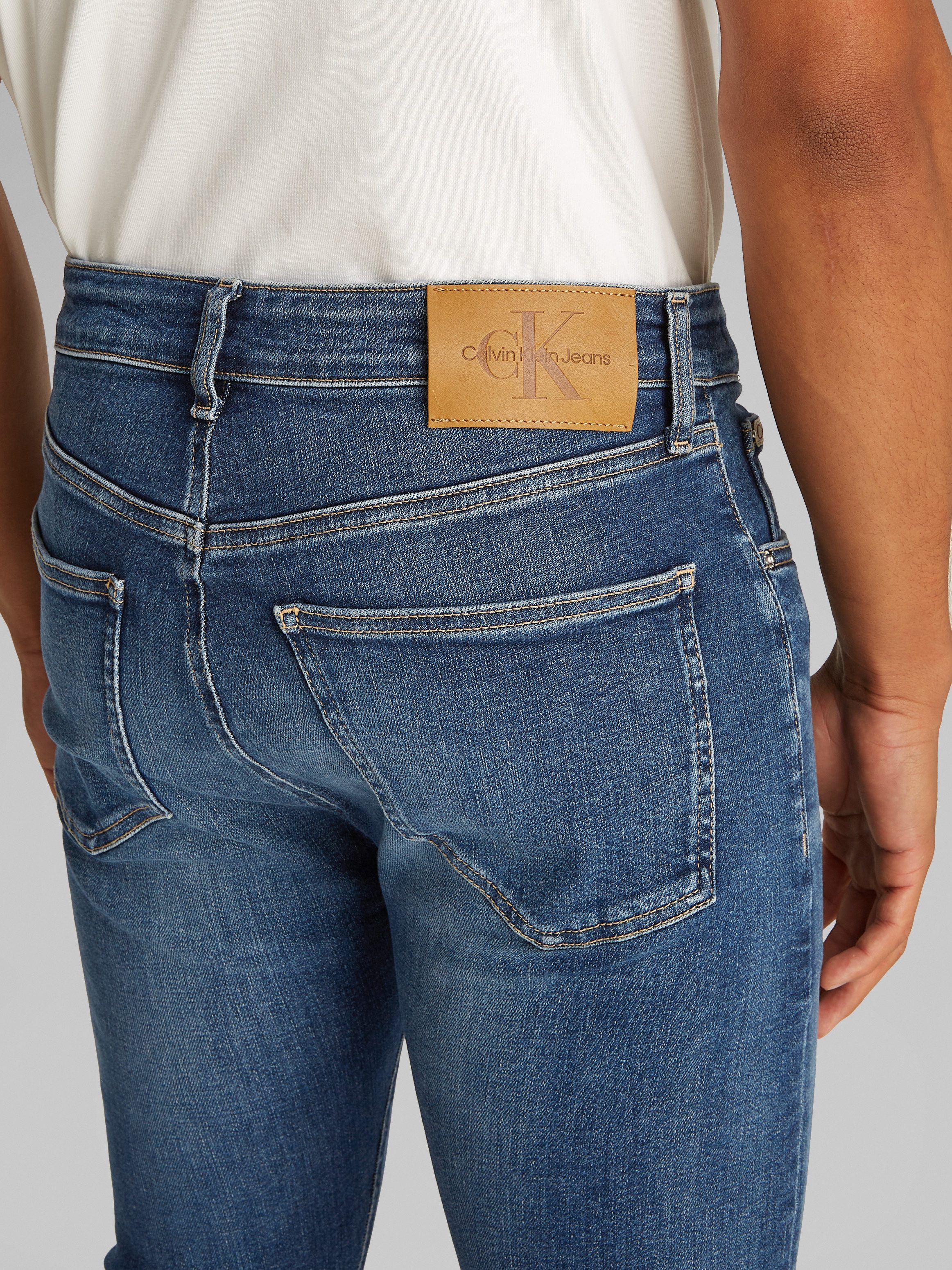 Calvin Klein Jeans Skinny-fit-Jeans SKINNY im minimalistischen Look günstig online kaufen
