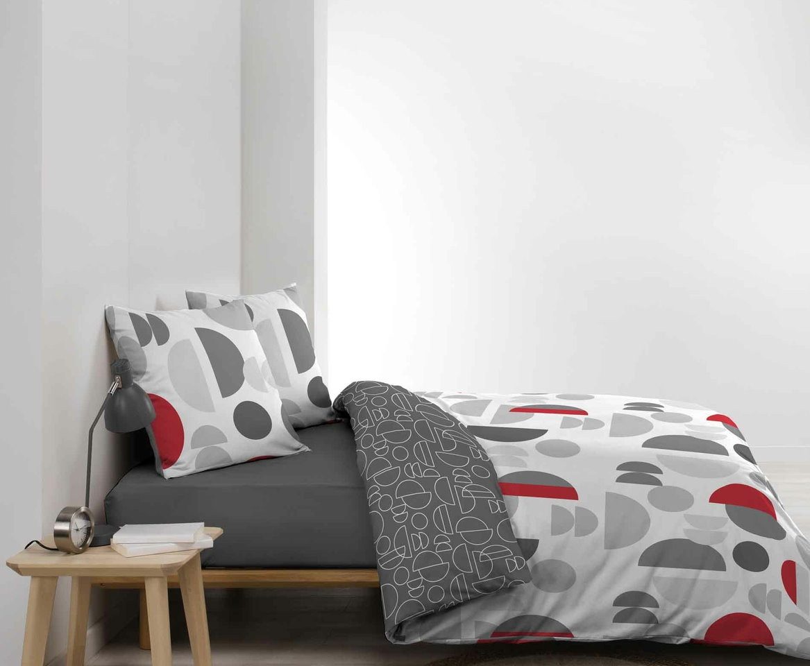 dynamic24 Bettwäsche, Jersey, 3 teilig, Wendebettwäsche Baumwolle 240x220cm günstig online kaufen