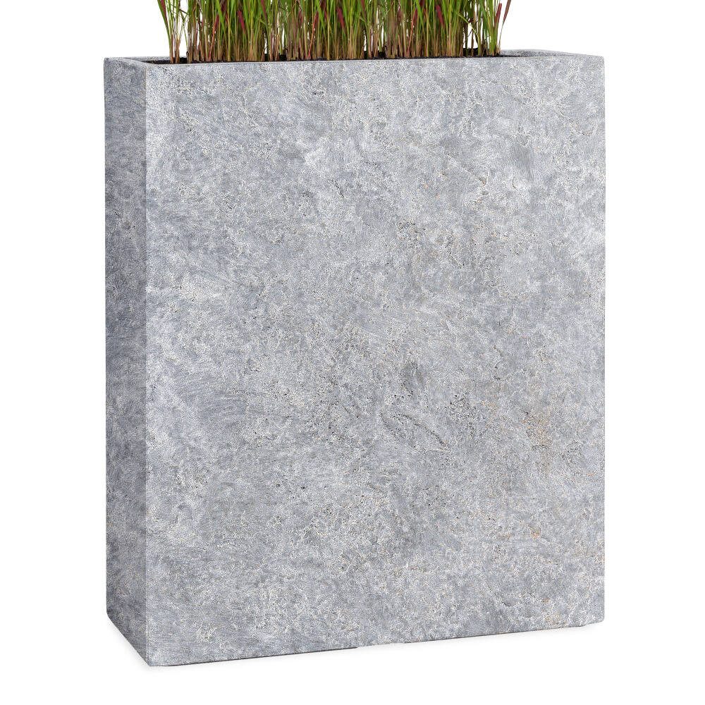 Pflanzwerk® Pflanzkübel DIVIDER Premium Blumenkübel Raumteiler Hochbeet Fiberglas, Fiberglas - Handgefertigt - Rechteckig - Frostbeständig