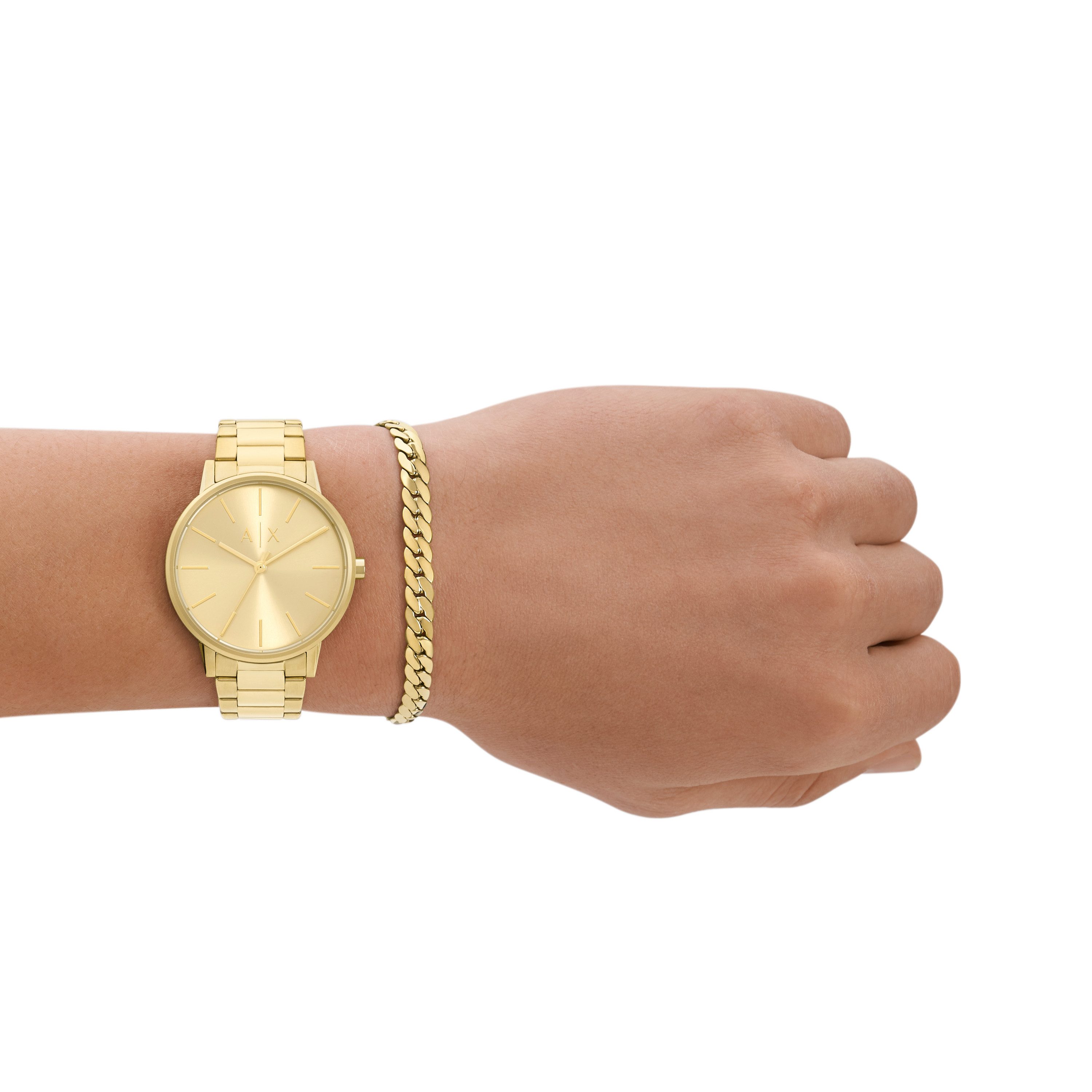 ARMANI EXCHANGE Quarzuhr Armbanduhr Edelstahl