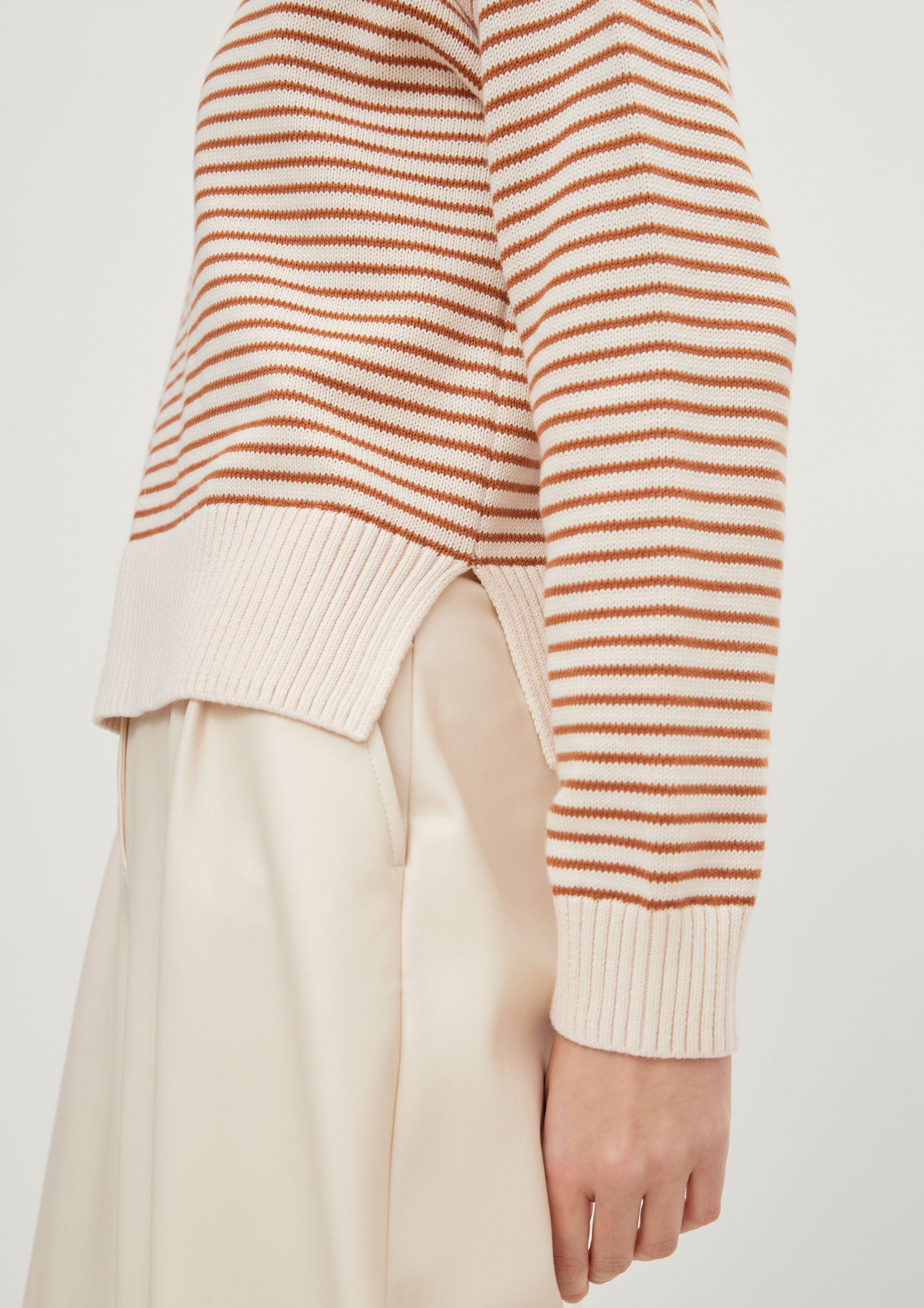 im Pullover small Streifen-Design Knit Langarmshirt stripes Comma