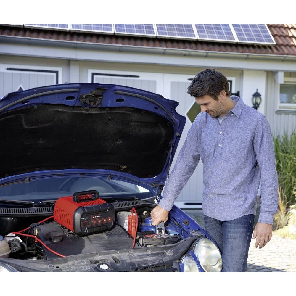 Einhell Batterie-Ladegerät 1002265 Autobatterie-Ladegerät (Ladeüberwachung, Ladungserhaltung, Starthilfe)