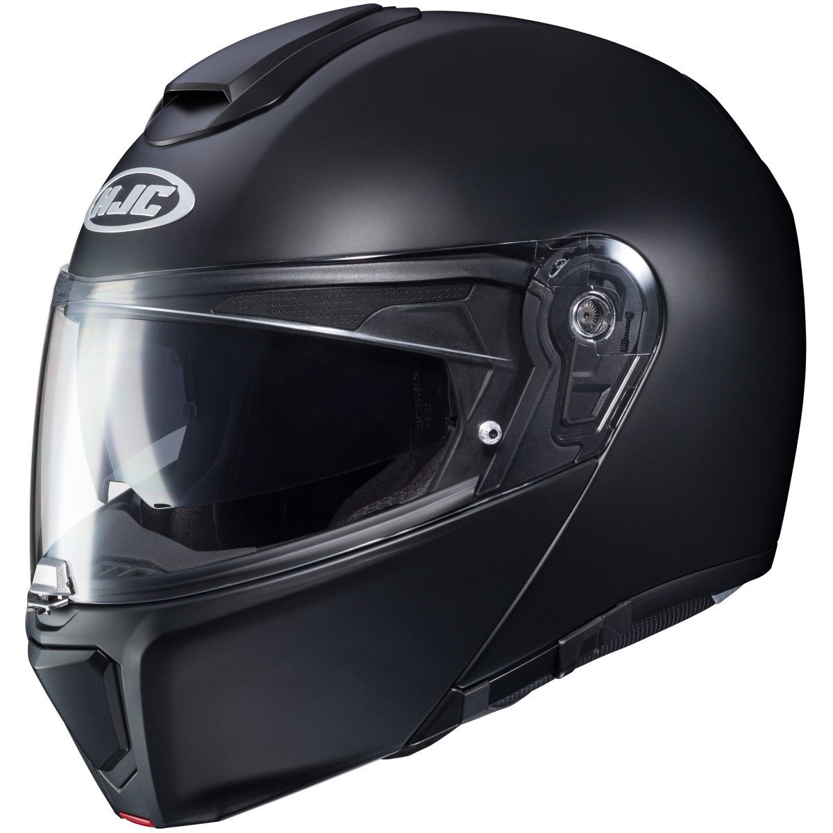 HJC Motorradhelm HJC RPHA 90 S Matt-Schwarz Klapphelm (1er Set)