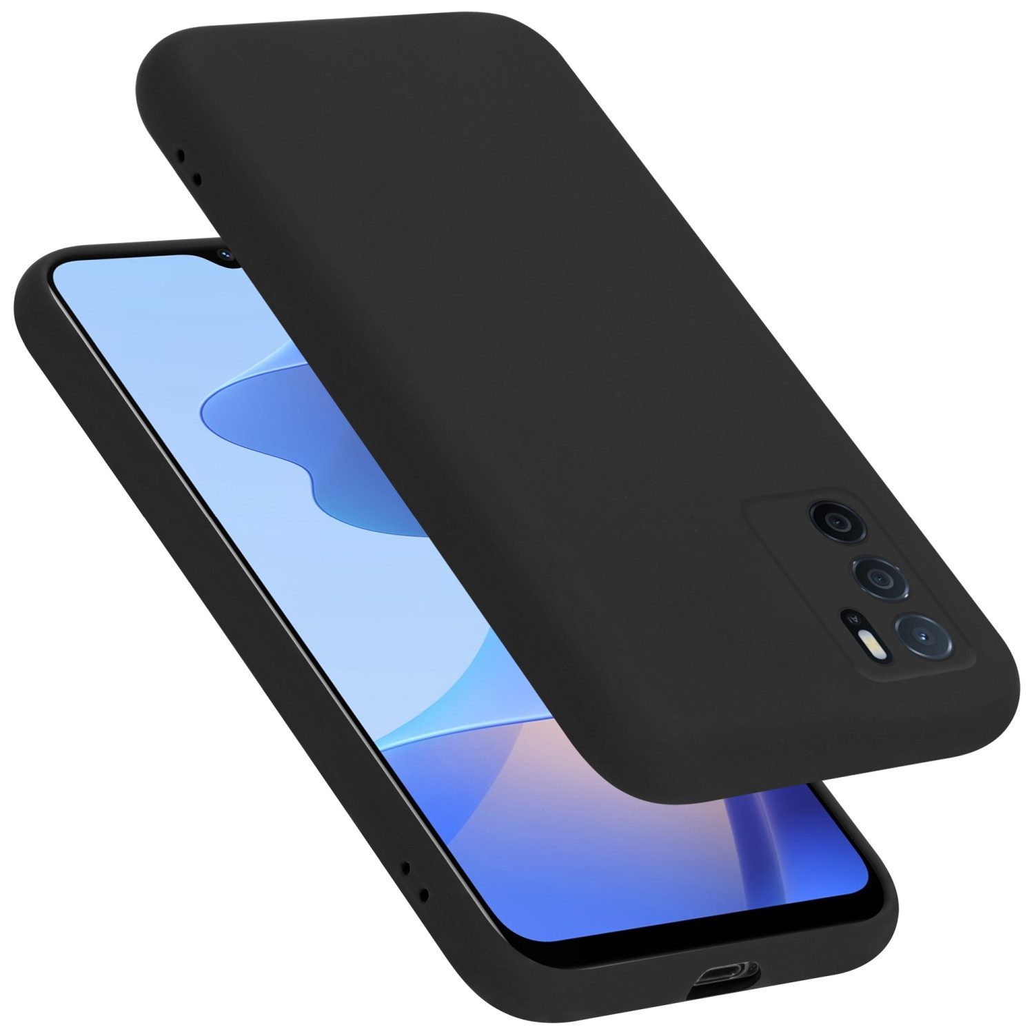 Cadorabo Handyhülle für Oppo A16s / A54s Hülle Oppo A16s / A54s, Flexible Hülle TPU Silikon Schutzhülle Back Cover Case