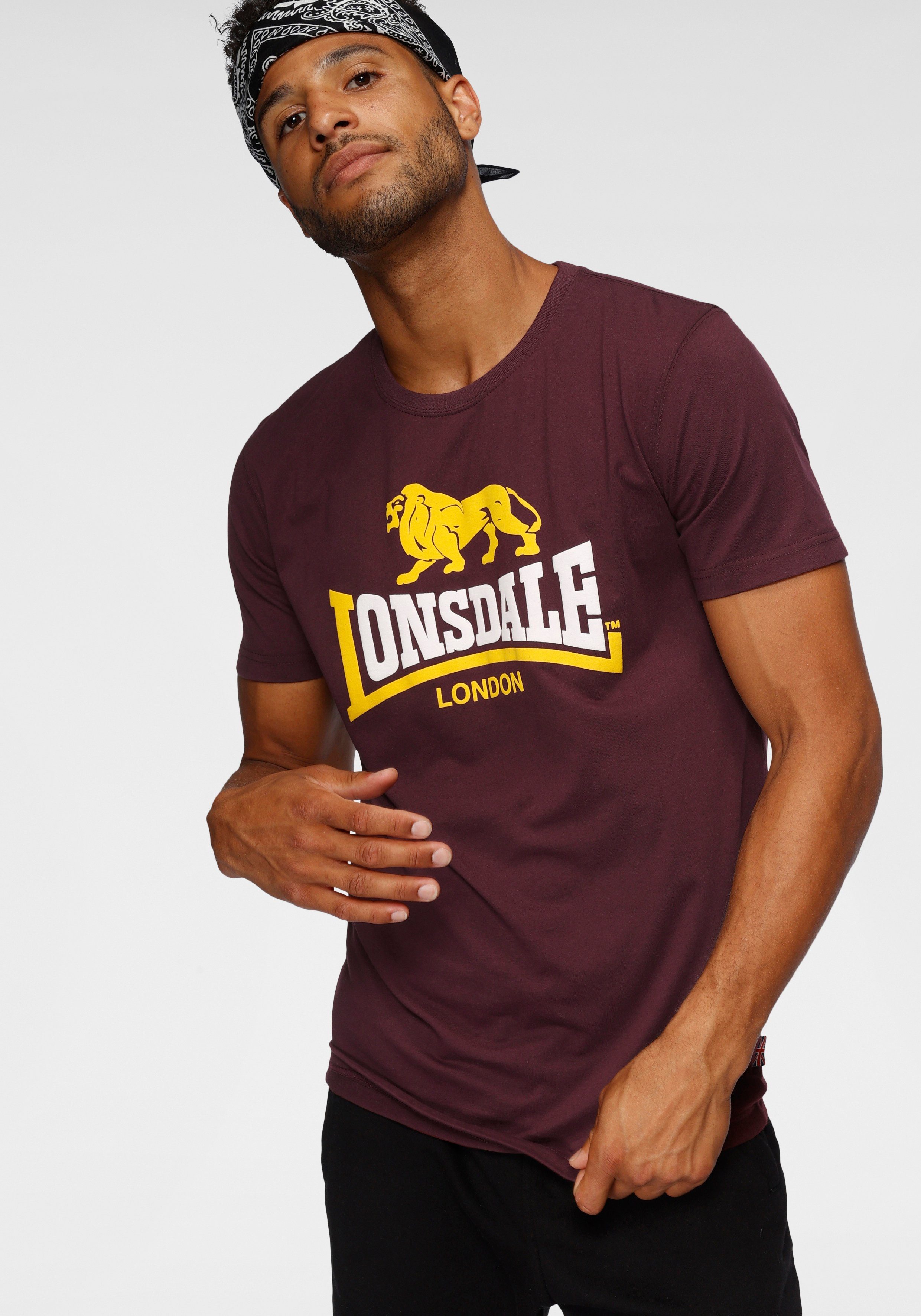 lonsdale retro t shirt