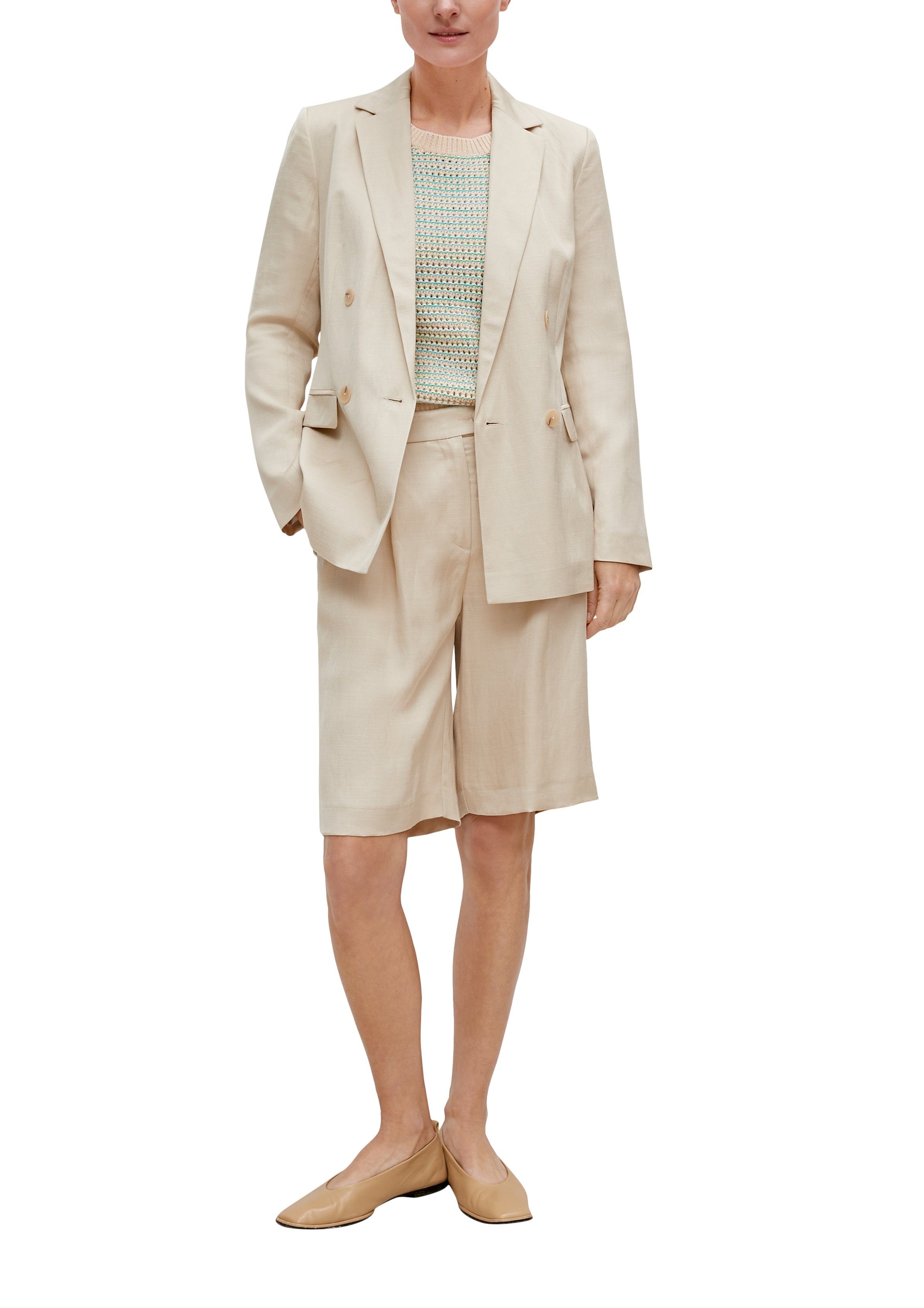 comma Strickpullover Strickpullover in apartem Muster