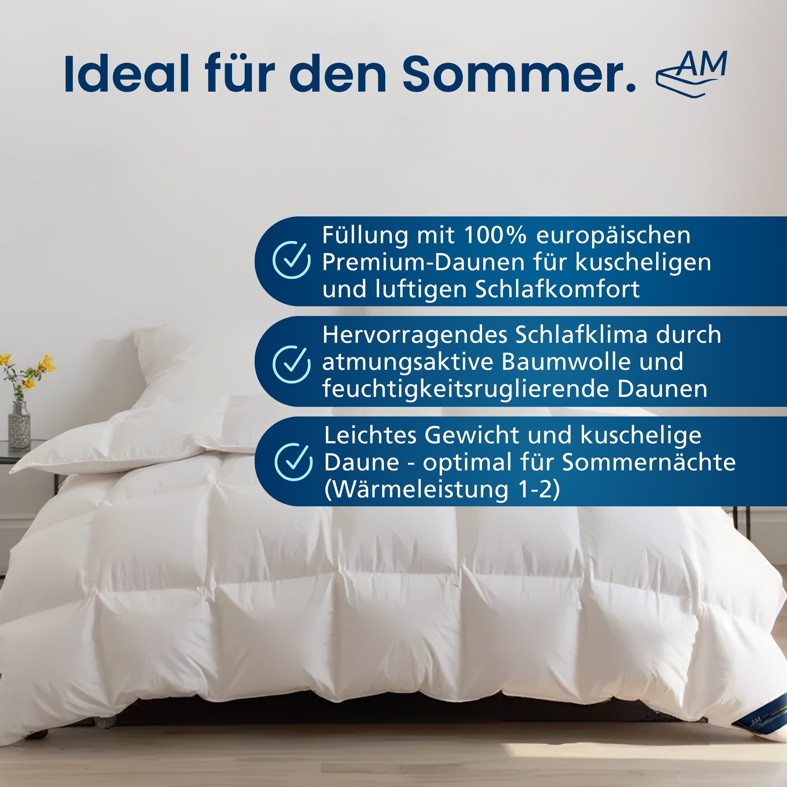 DormiGood Daunenbettdecke 2er Set Premium Daunendecke günstig online kaufen