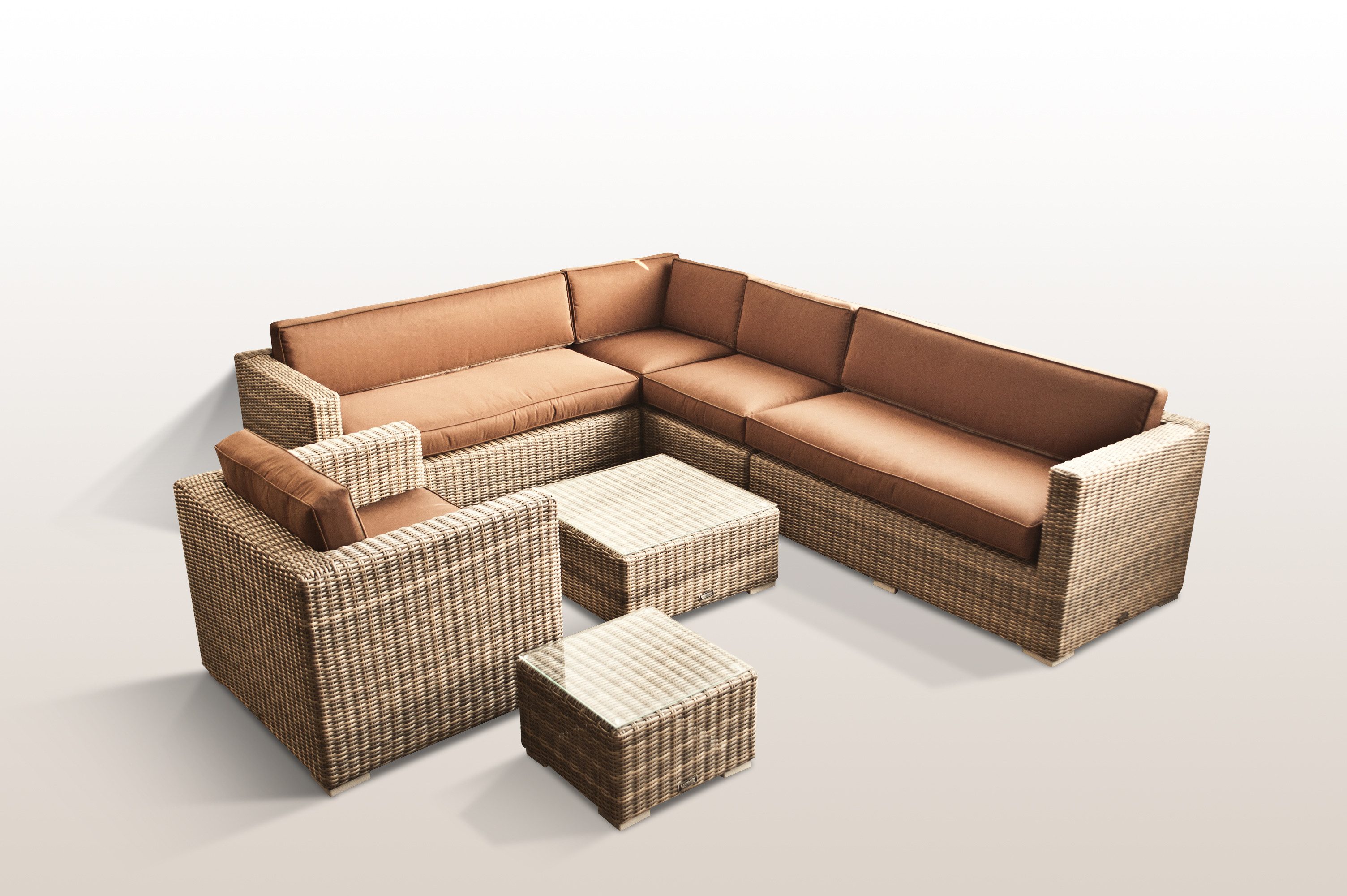 Ragnarök Möbel-Design Gartenlounge-Set Narvik, (Set, Ecklounge, Polyrattan, günstig online kaufen