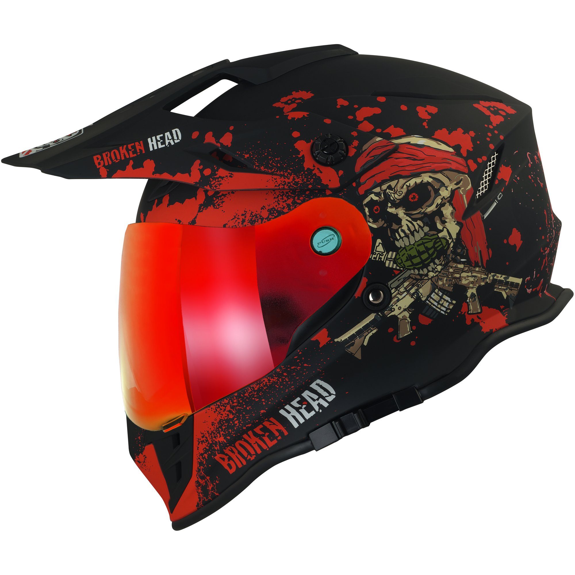 Motorradhelm Jack S. VX2 Rot