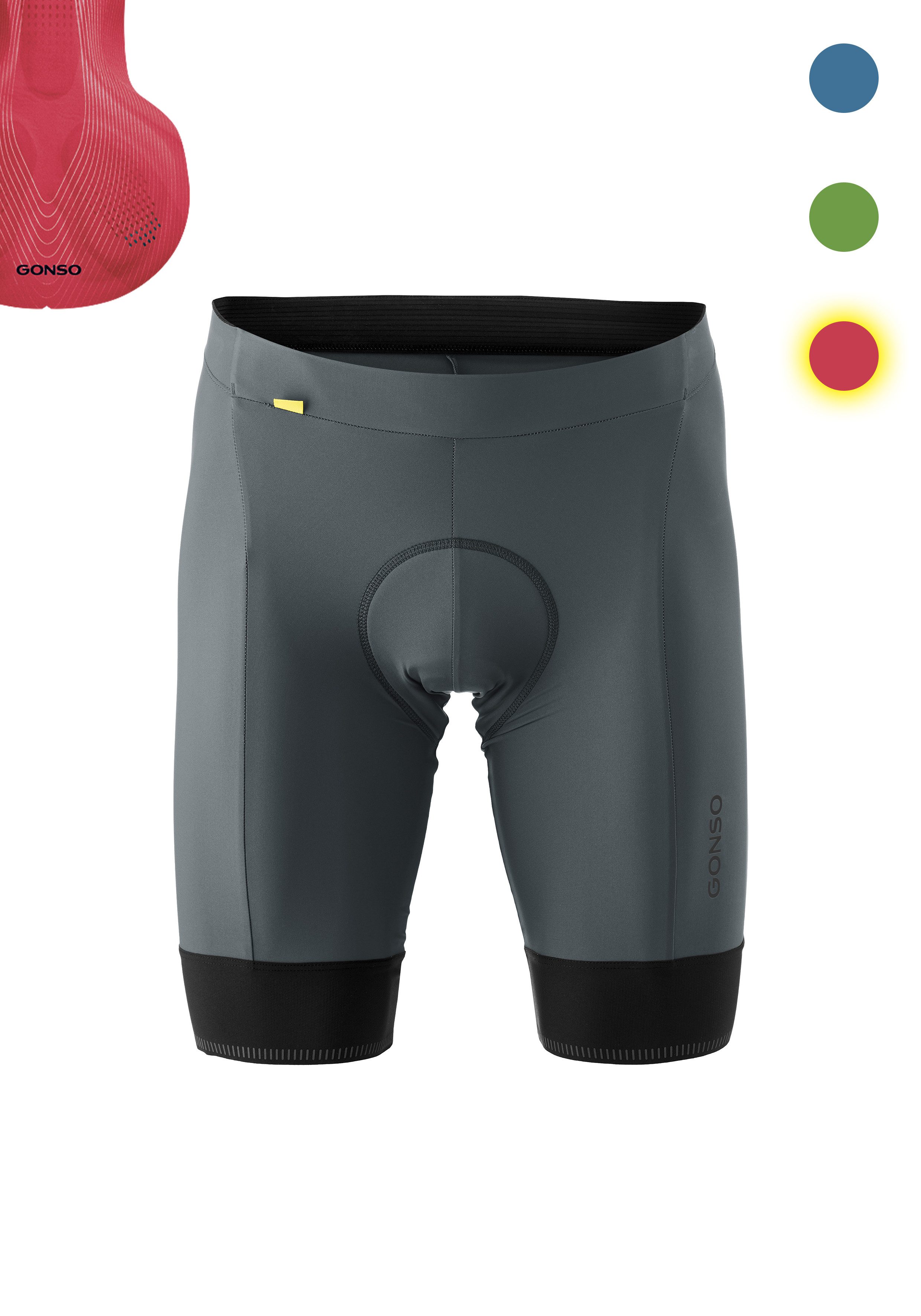 Gonso Fahrradhose SITIVO M Herren Radhose, Radlerhose mit speziellem Sitzpolster, Tight Fit