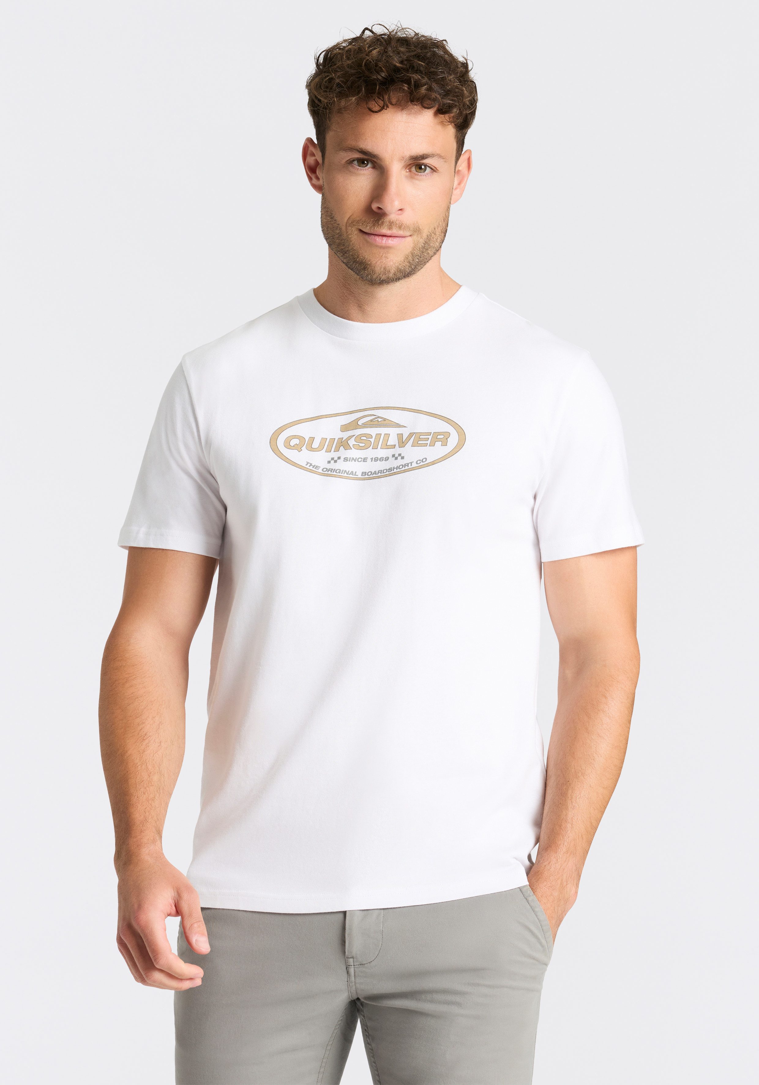 Quiksilver T-Shirt LIGHT WAVES OFF COURSE SHORT SLEEVE PACK (2-tlg) 2er-Pack, Kurzarm-Design, mit Rundhalsausschnitt, aus Jersey