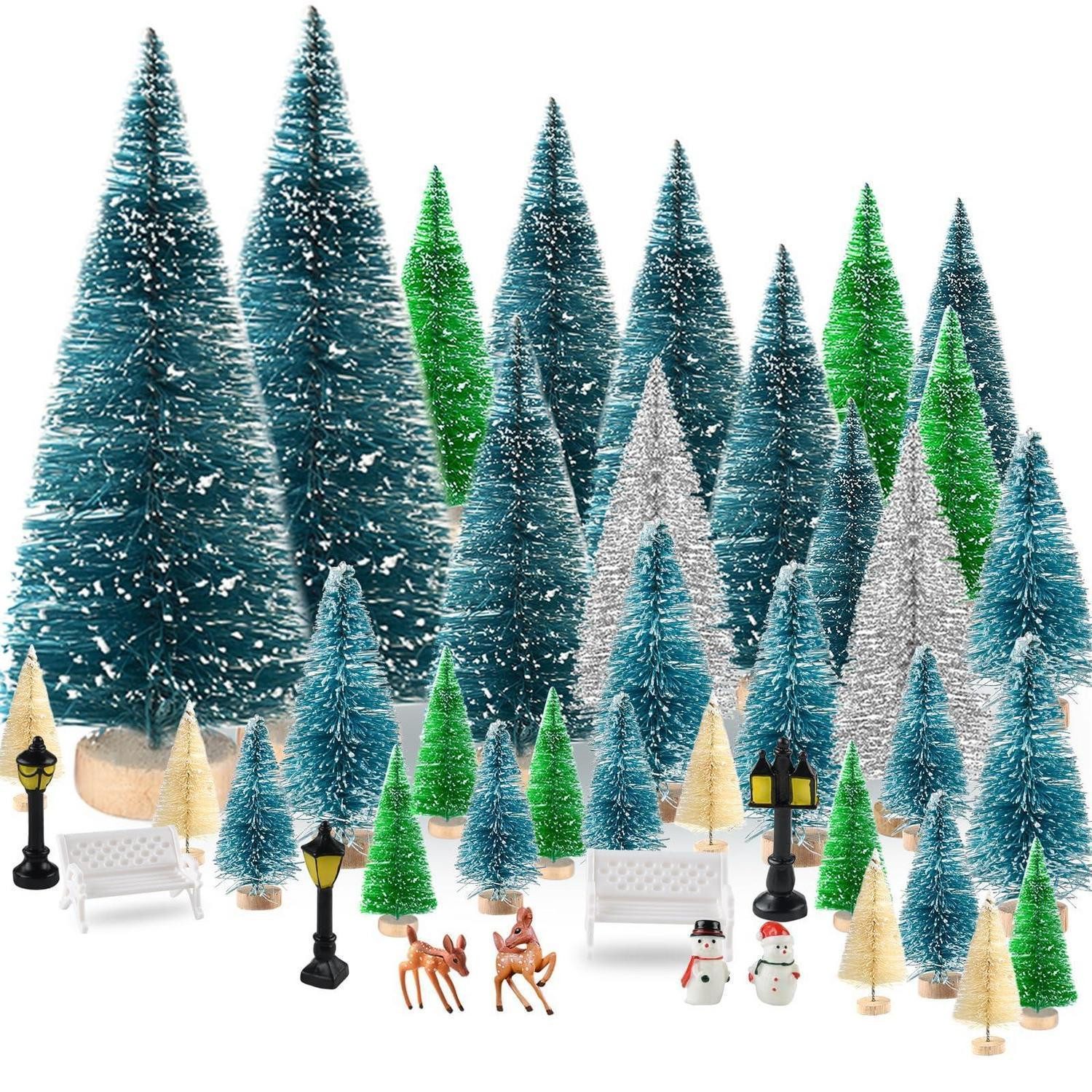 LuxusKollektion Künstlicher Weihnachtsbaum Mini Weihnachtsbaum Set 2026