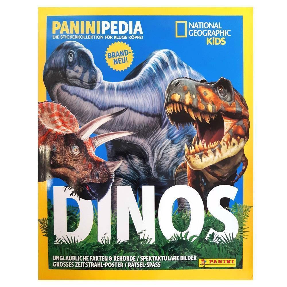 Panini Bücher-Adventskalender PaniniPedia - Dinosaurier - Sammelsticker - 1 Sammelalbum