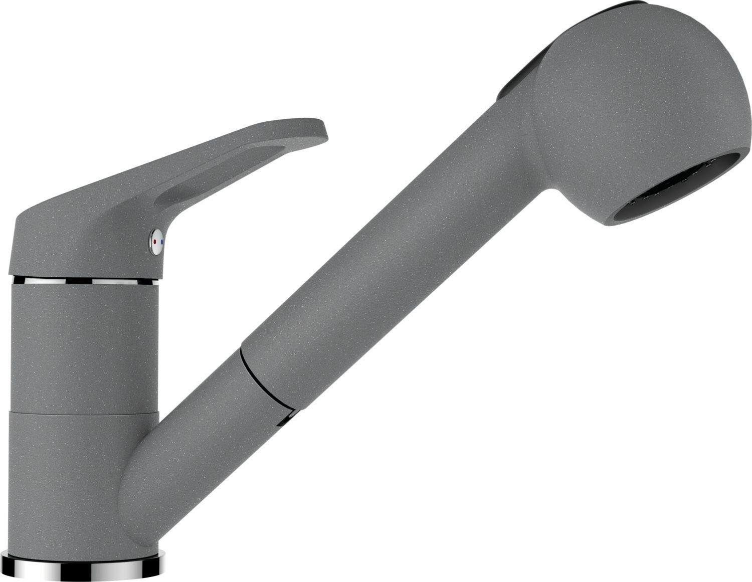 Schock Küchenarmatur Armatur Cosmos SB ausziehbarer Auslauf, Strahl-Brausefunktion