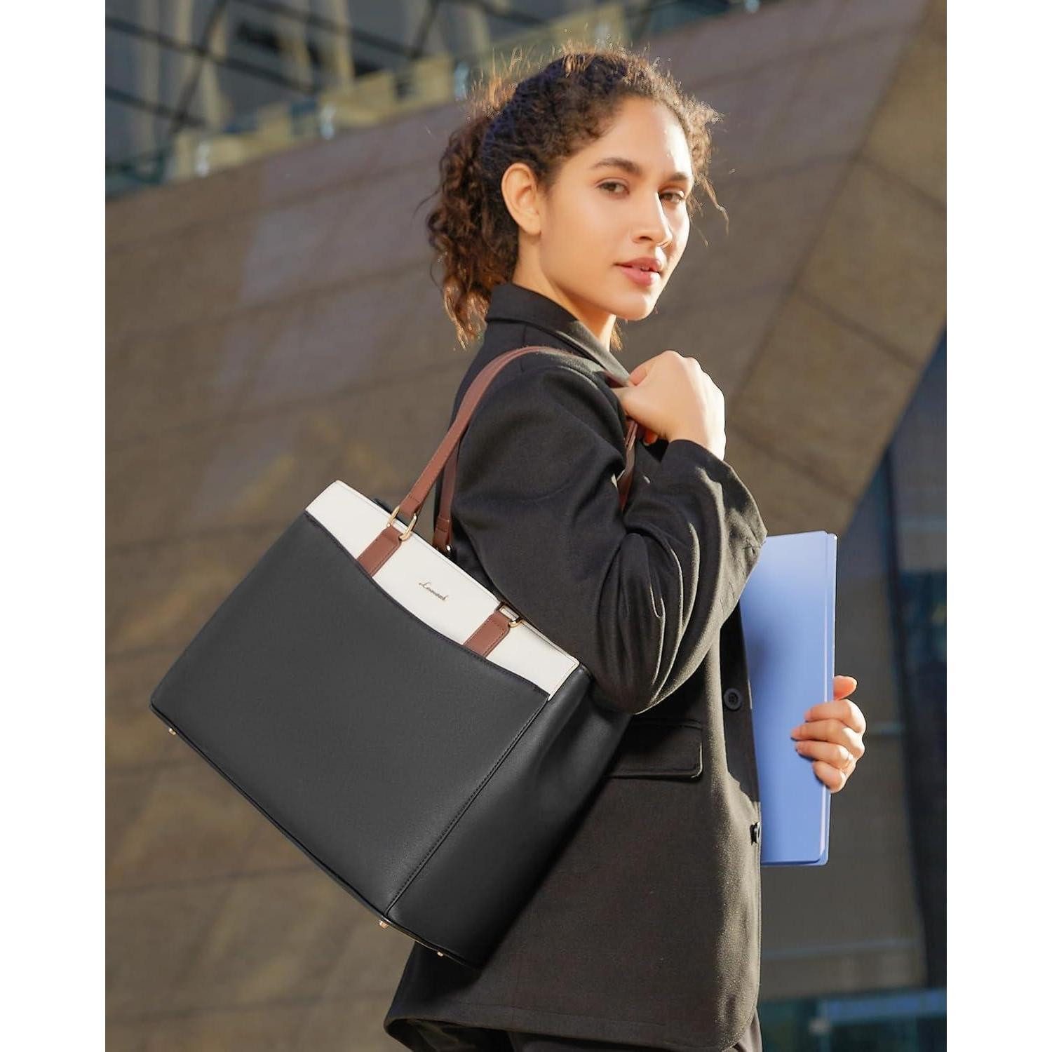 LuxusKollektion Laptoptasche Laptoptasche Handtasche Damen 15,6 Zoll Elegan günstig online kaufen