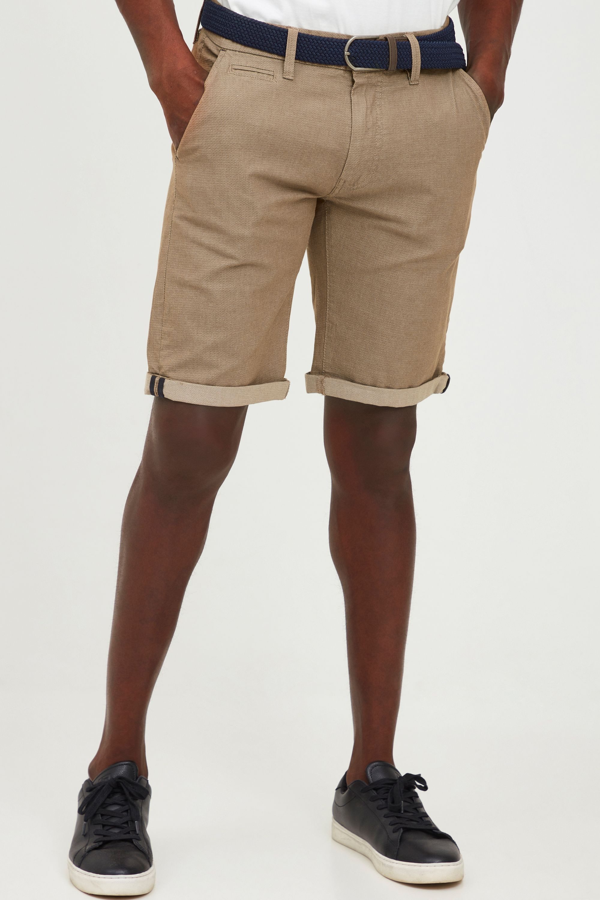 Indicode Chinoshorts IDFigno Chinoshorts mit Gürtel günstig online kaufen