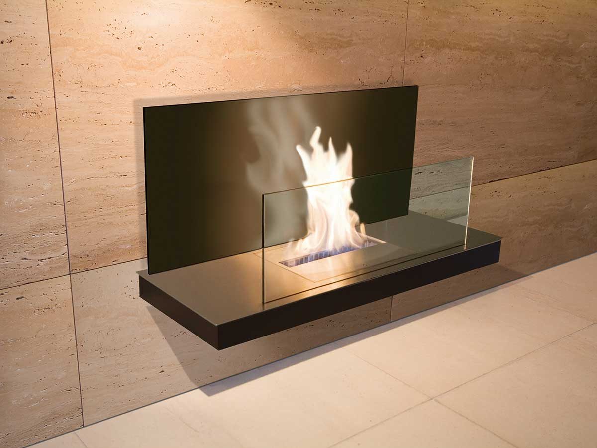 Radius Echtfeuer-Dekokamin Ethanol Kamin Wall Flame 2