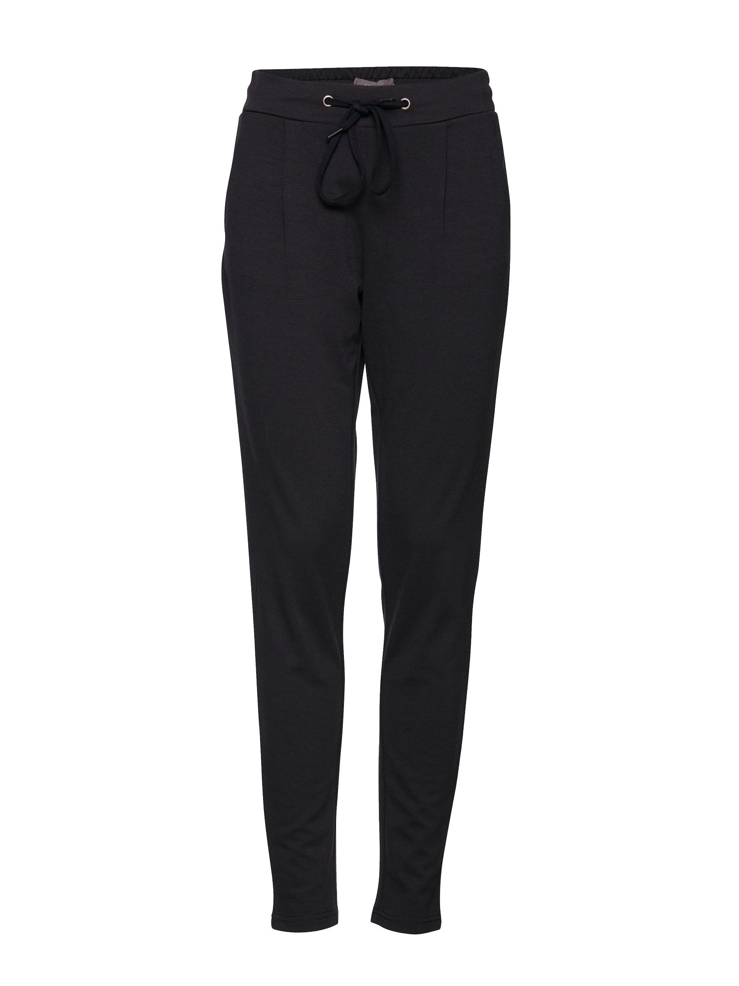 ICHI Stoffhose schwarz,Casual,Polyester,Unifarben,Gerade,Mittel