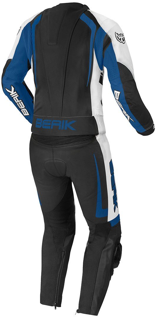 Berik Race-X Lederkombi 2-Teiler Black/White/Blue Motorrad Motorradkombi