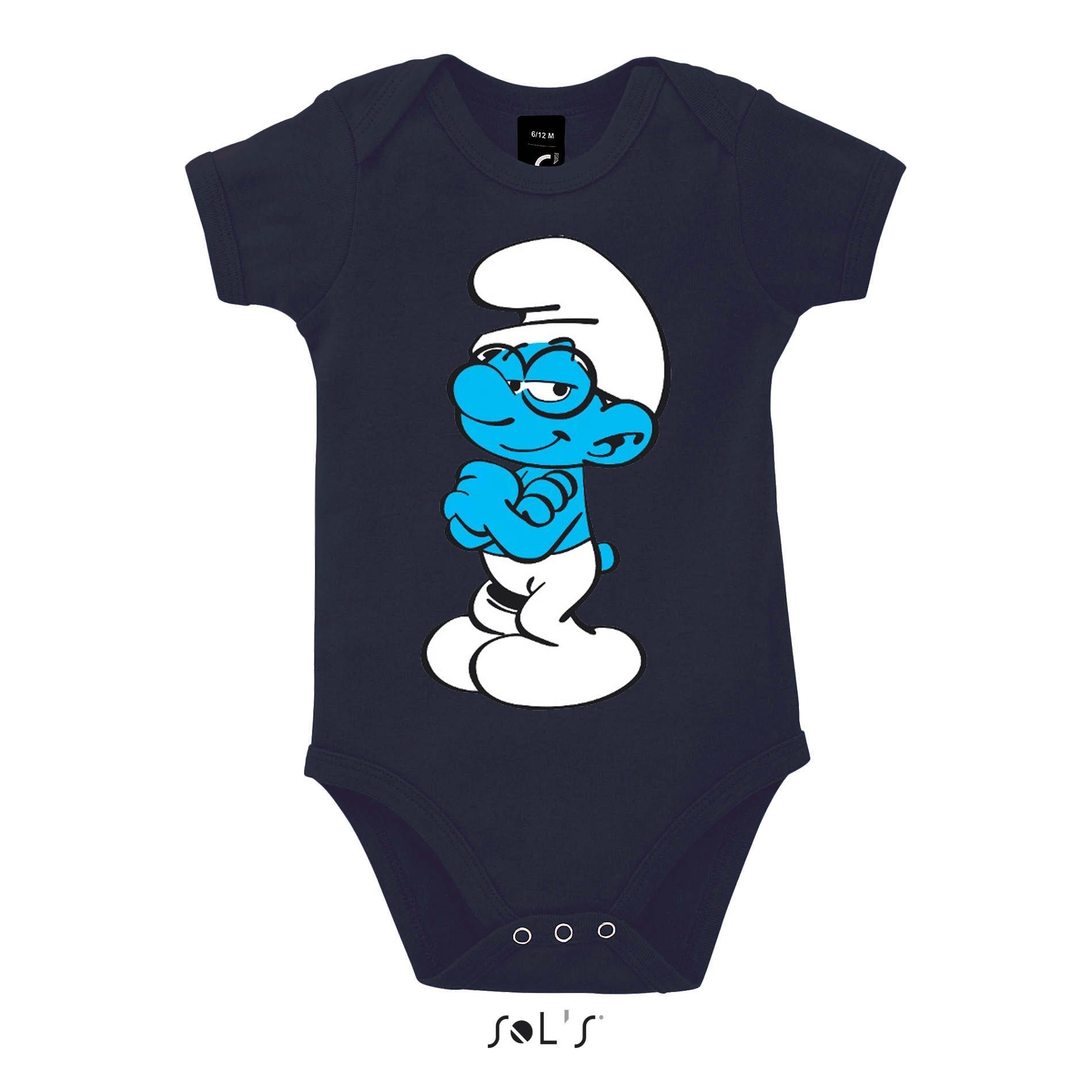 Strampler Kinder Baby Schlaubi Schlumpf Schlümpfe Schlumpfine